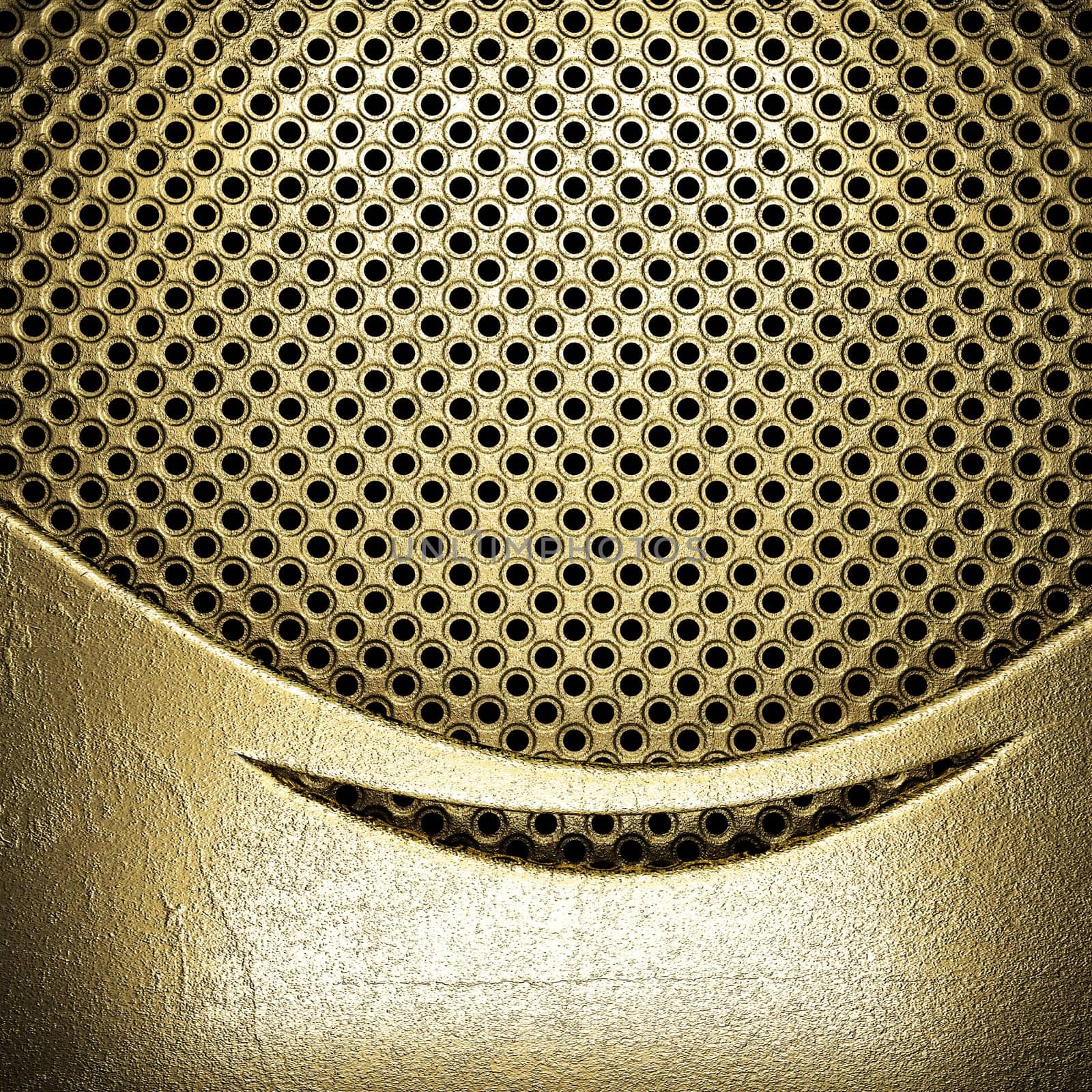 golden background made in 3D