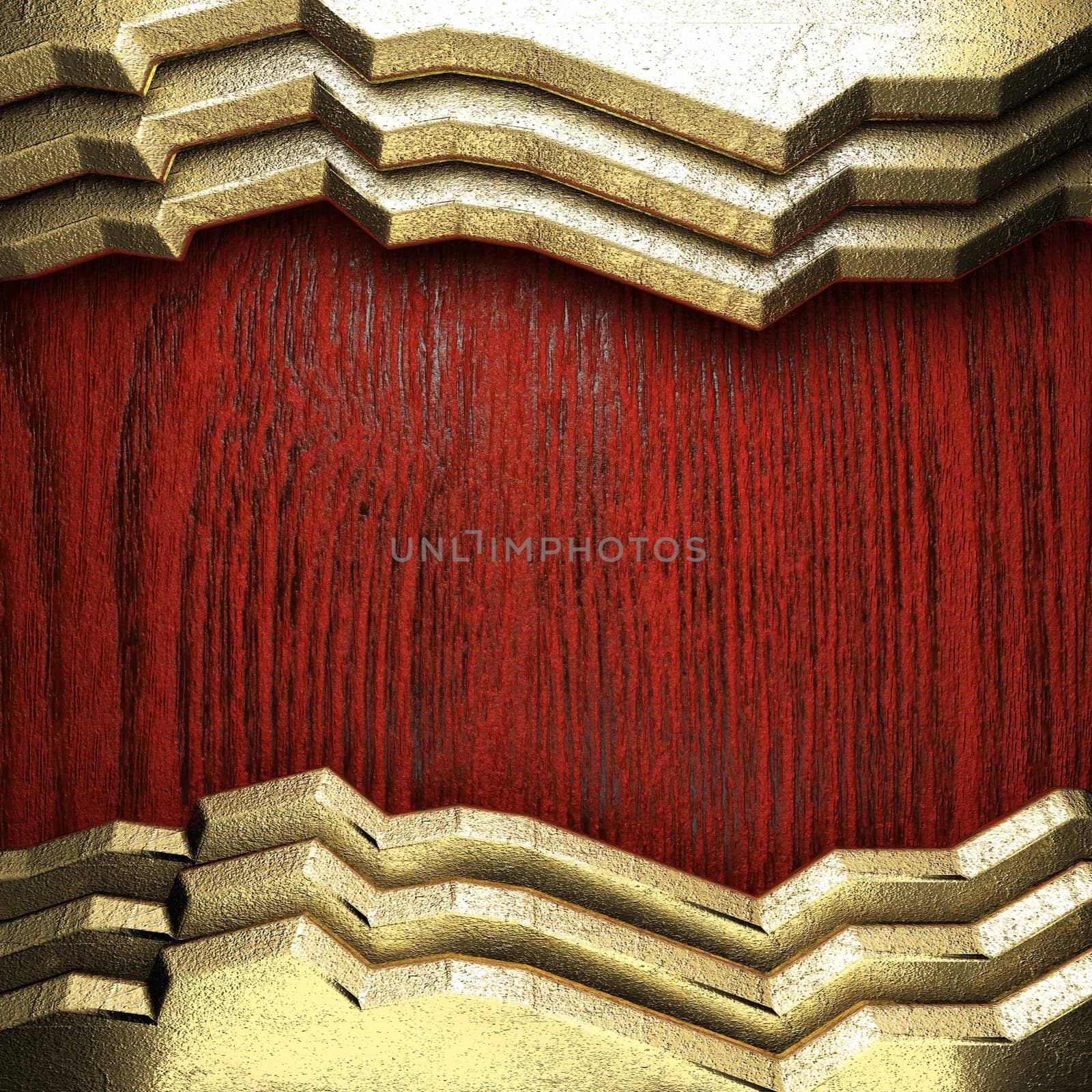 golden background made in 3D