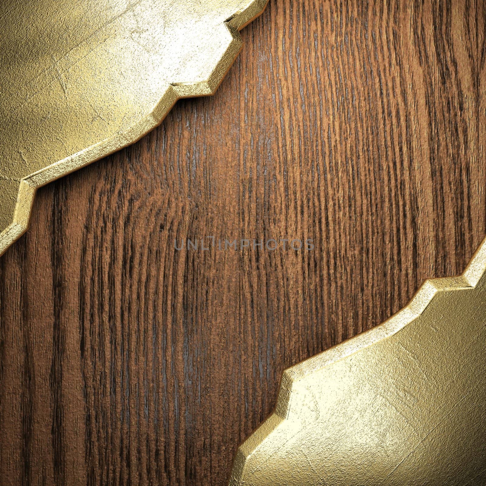 golden background made in 3D