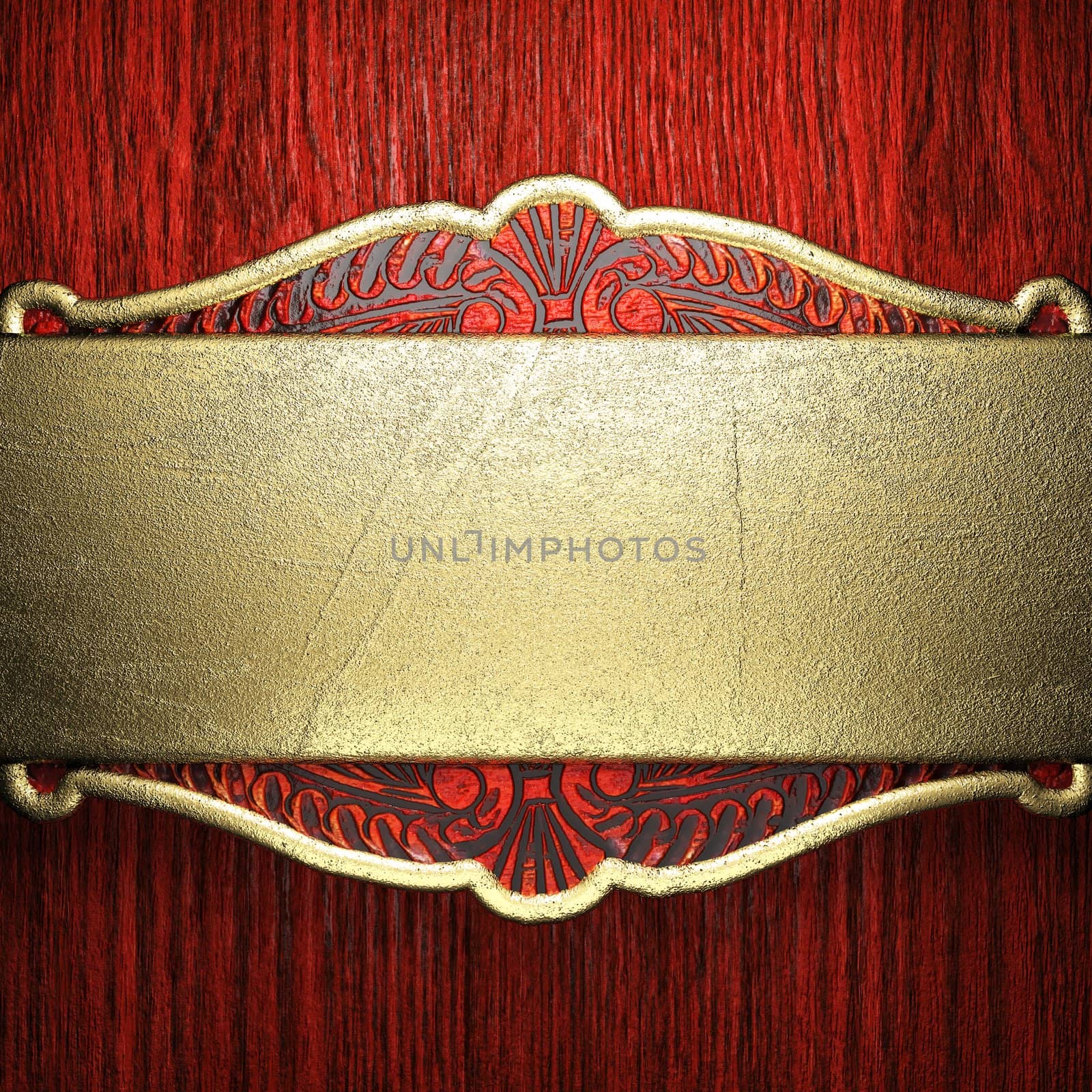golden background made in 3D