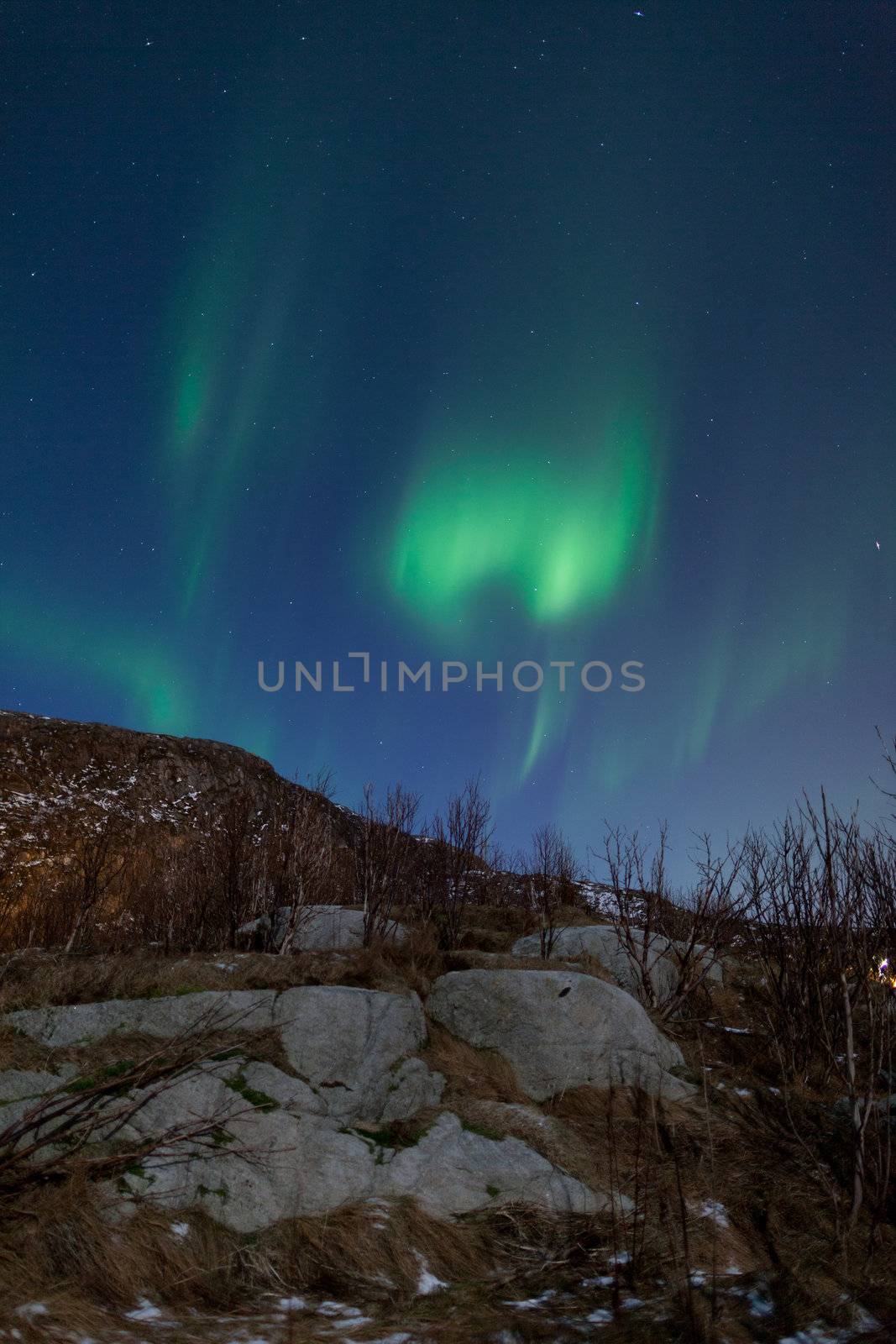 A high resolution image of Northern Lights (Aurora Borealis)