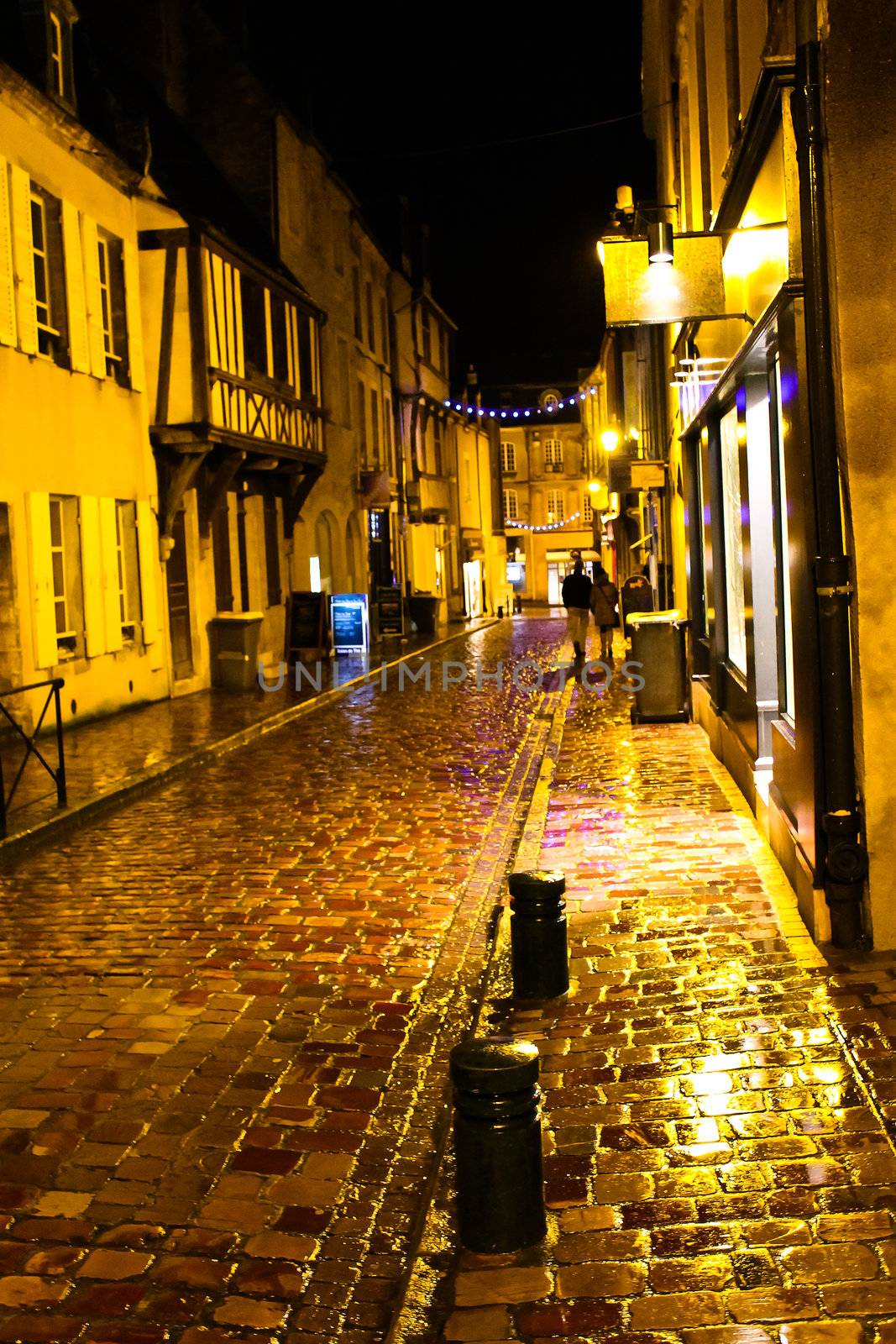 Christmas night in Bayeux. Normandy, France by NickNick