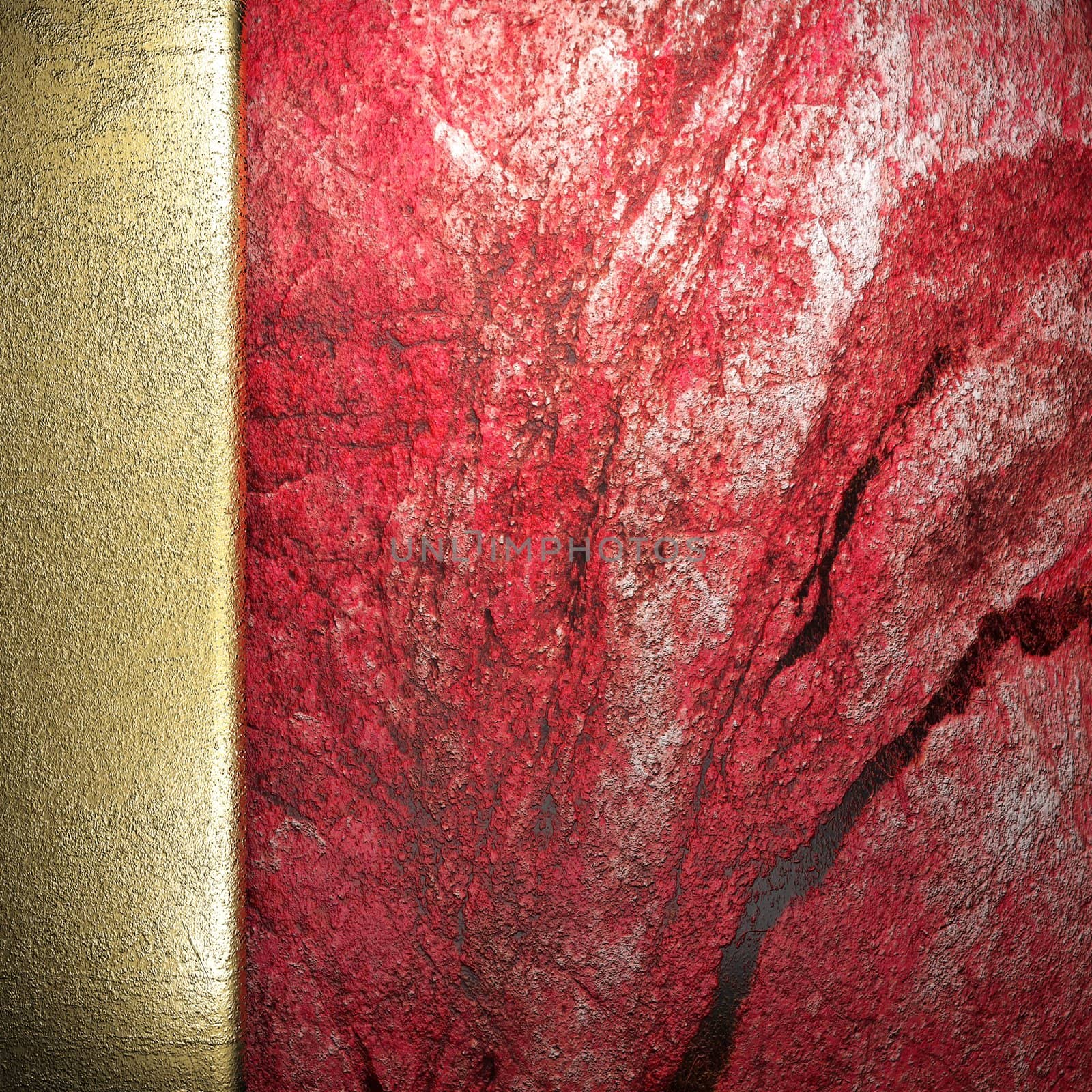golden background made in 3D