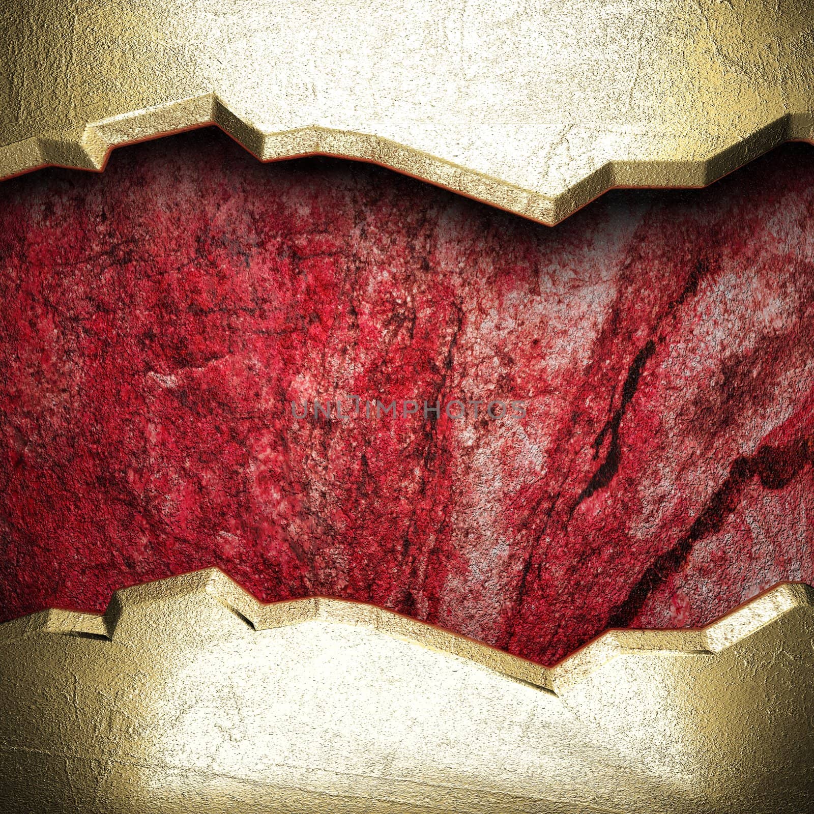 golden background made in 3D