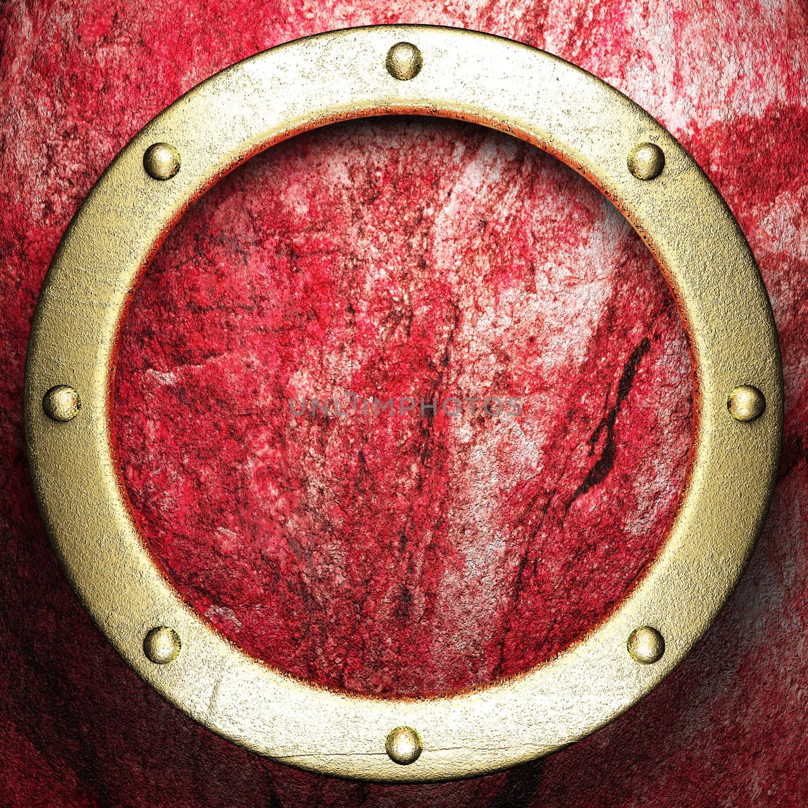 golden background made in 3D
