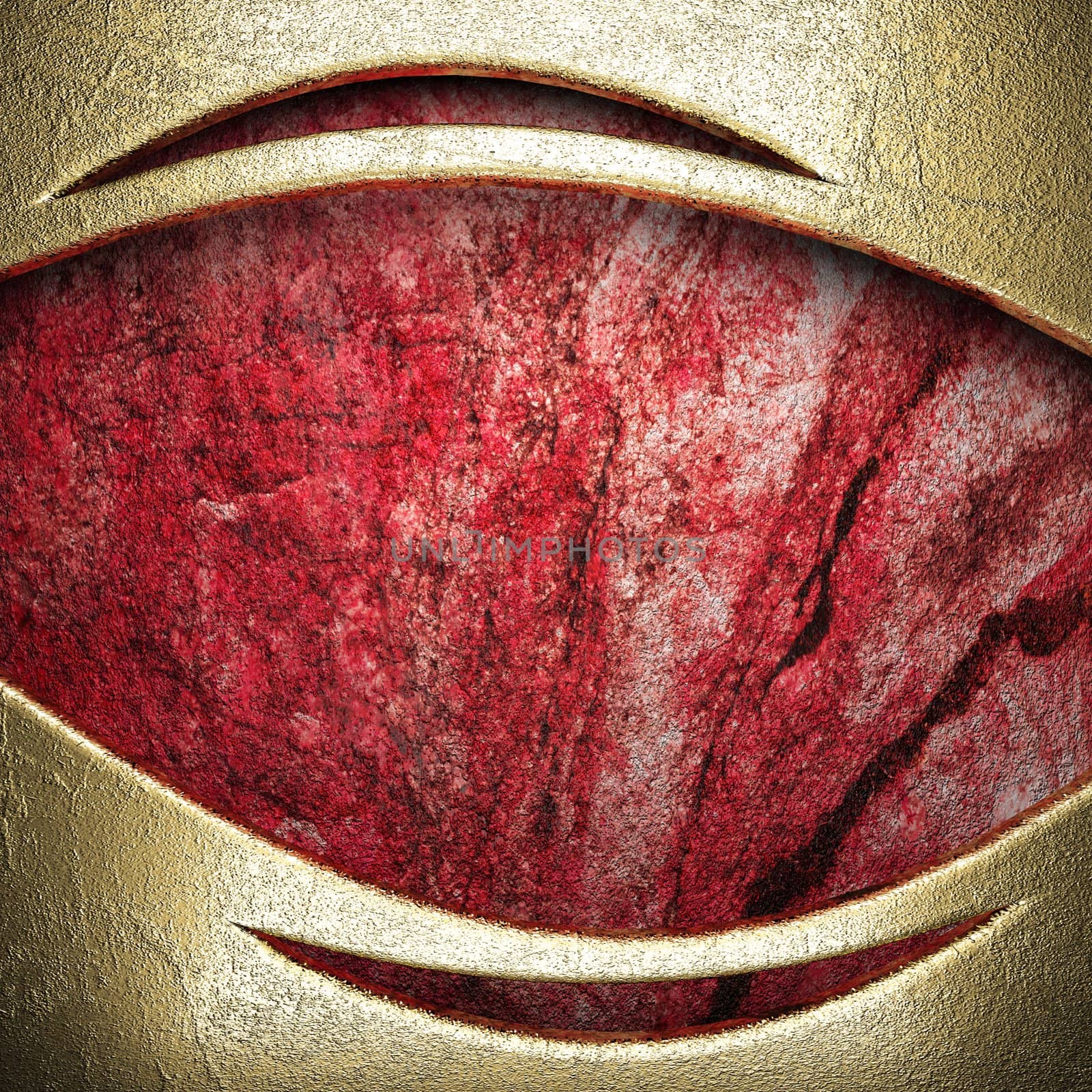 golden background made in 3D