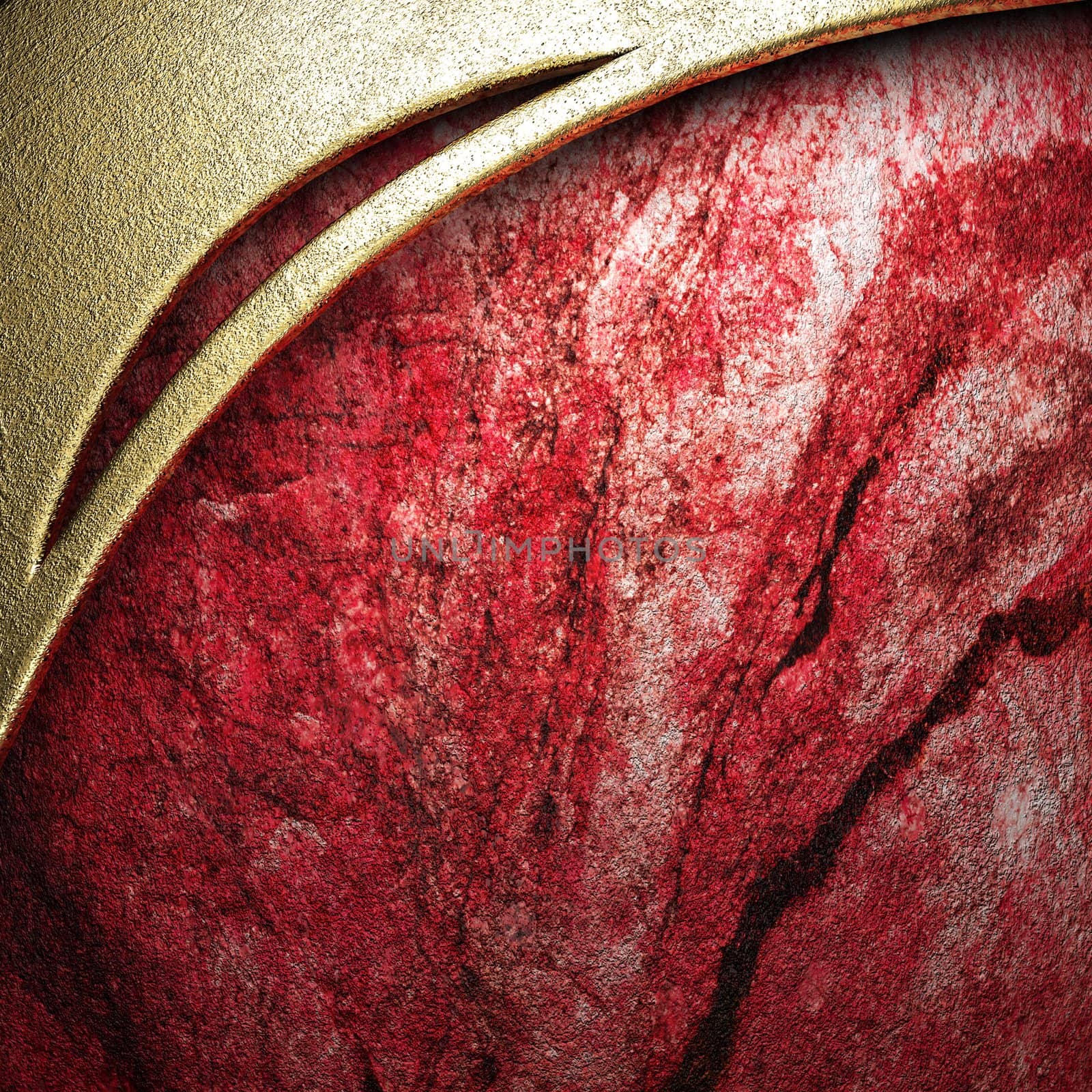 golden background made in 3D