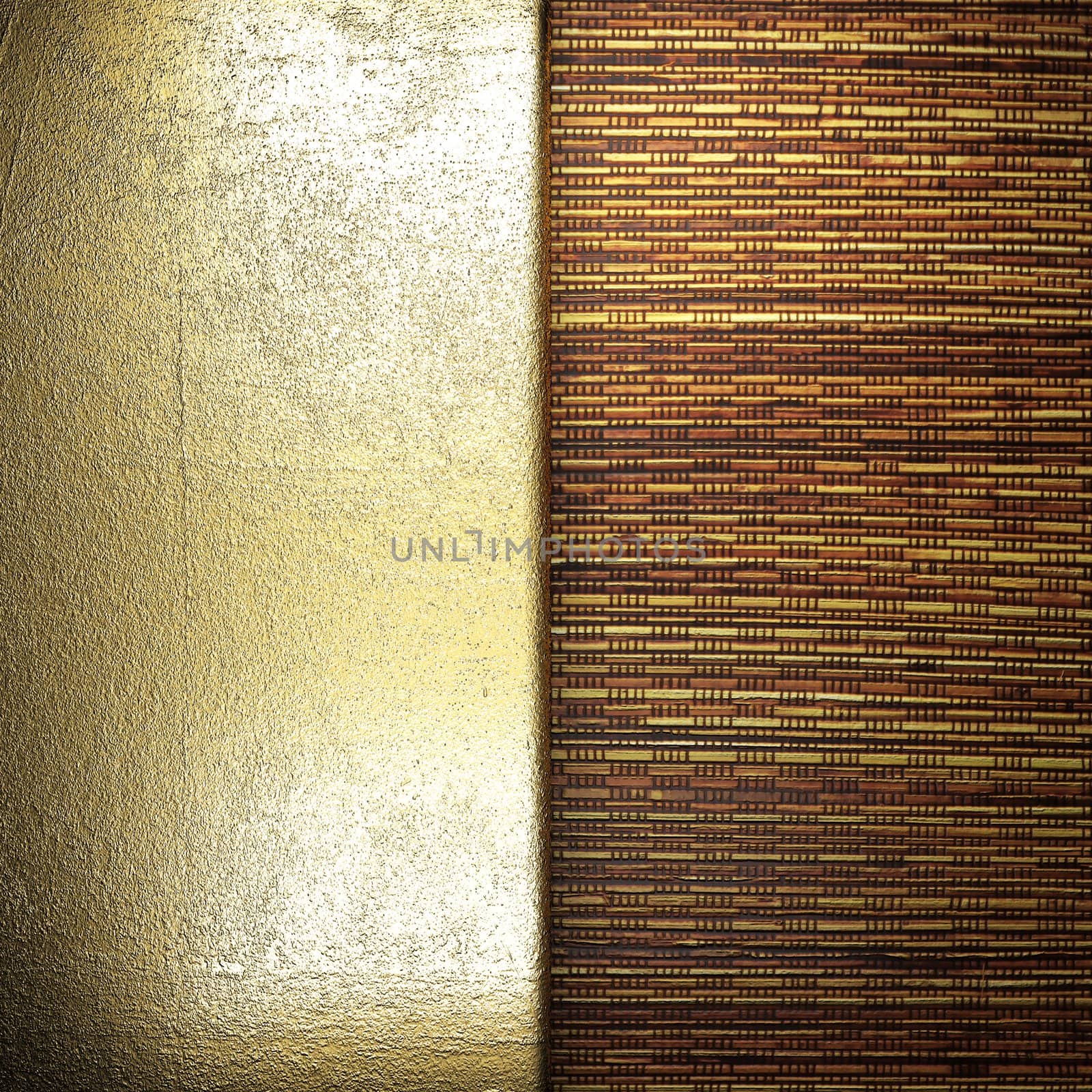 golden background made in 3D