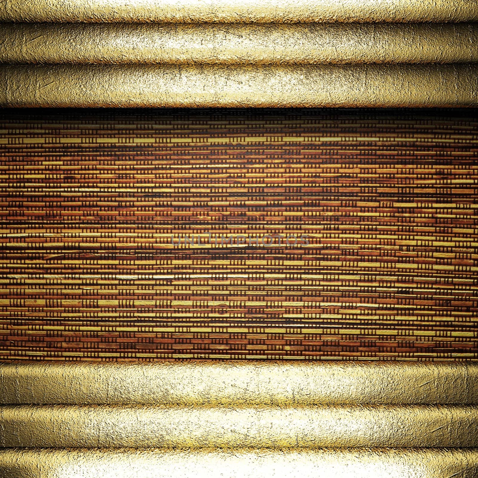 golden background made in 3D