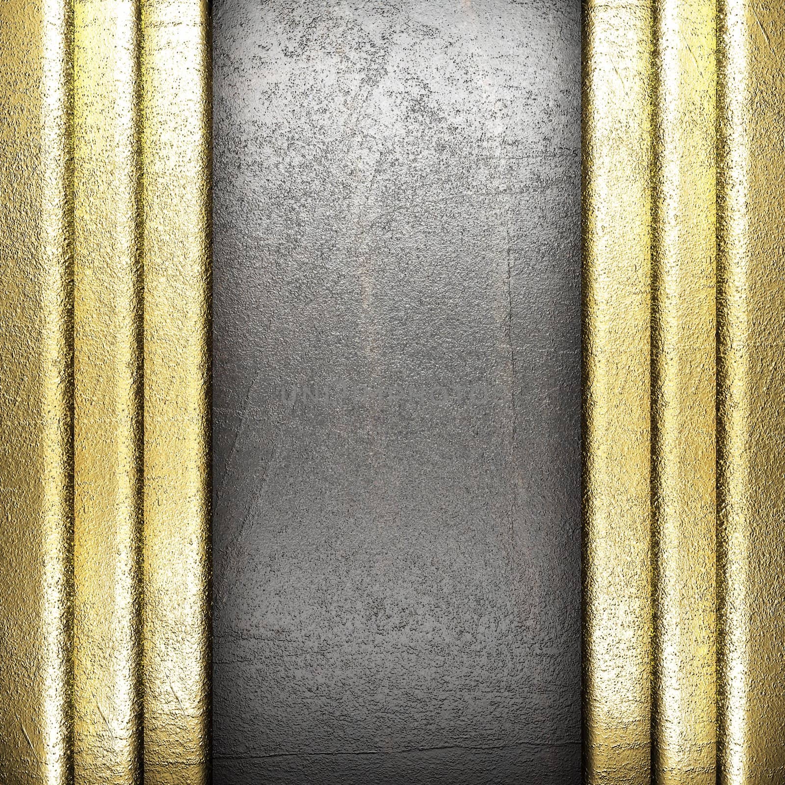 golden background made in 3D