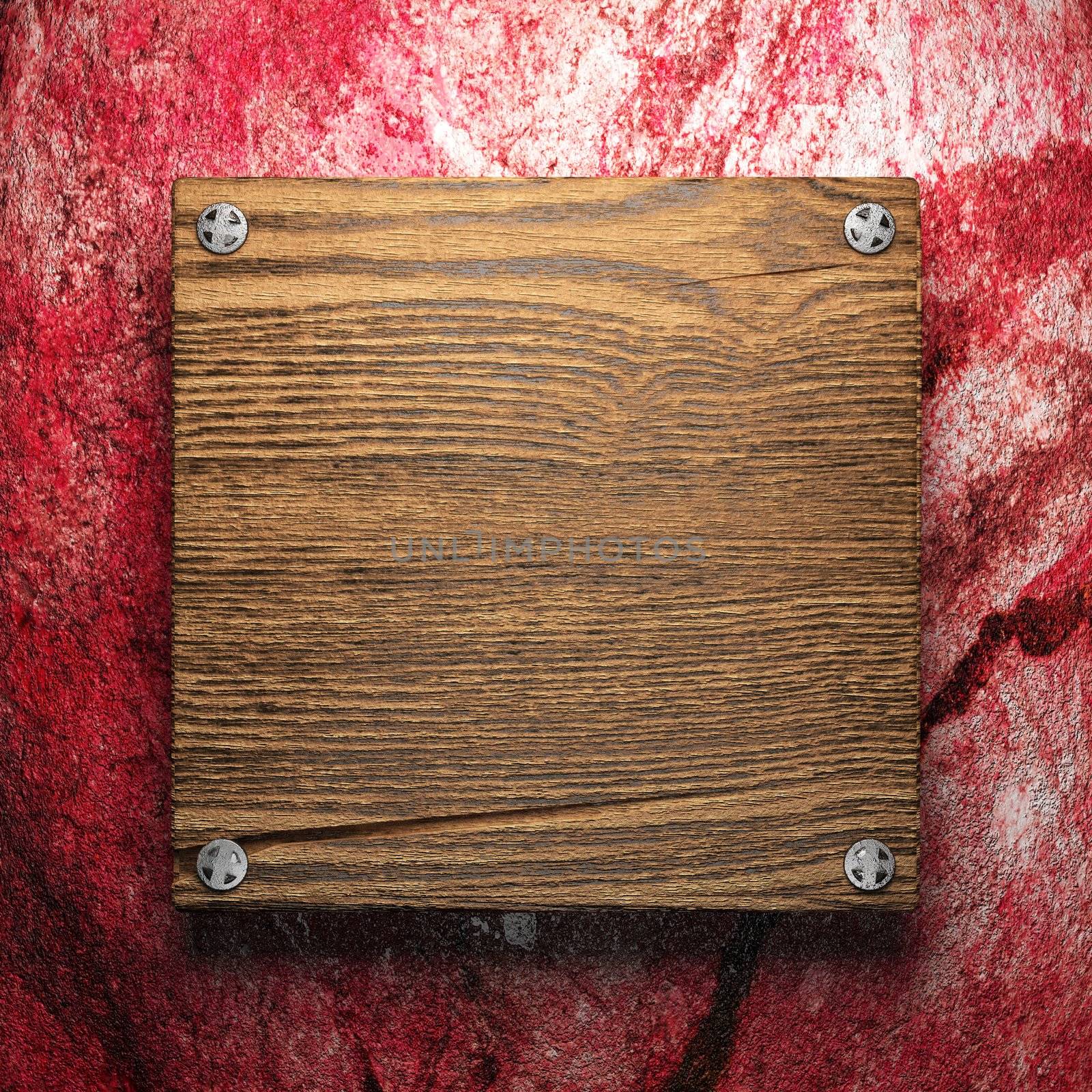 wooden plate on wall