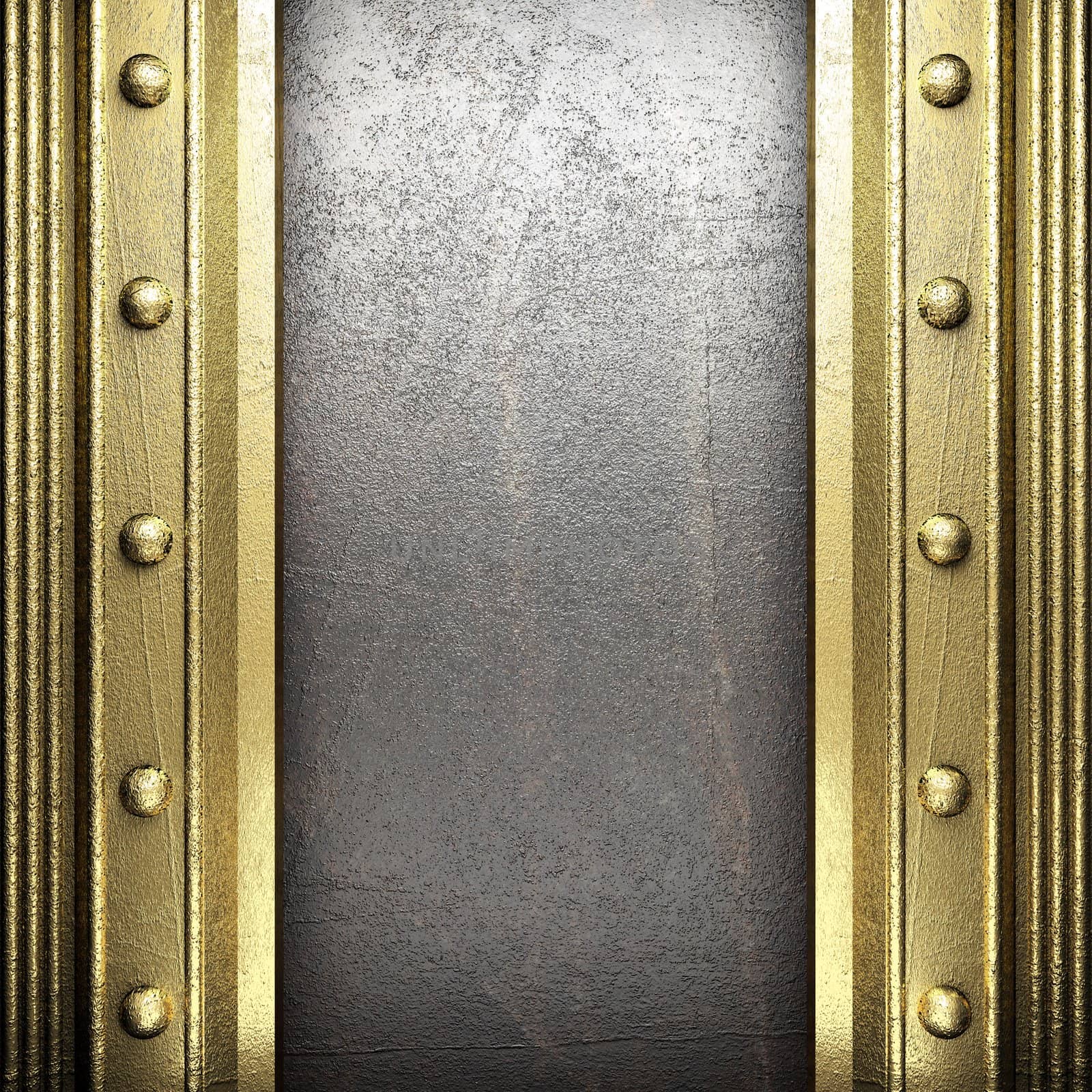 golden background made in 3D