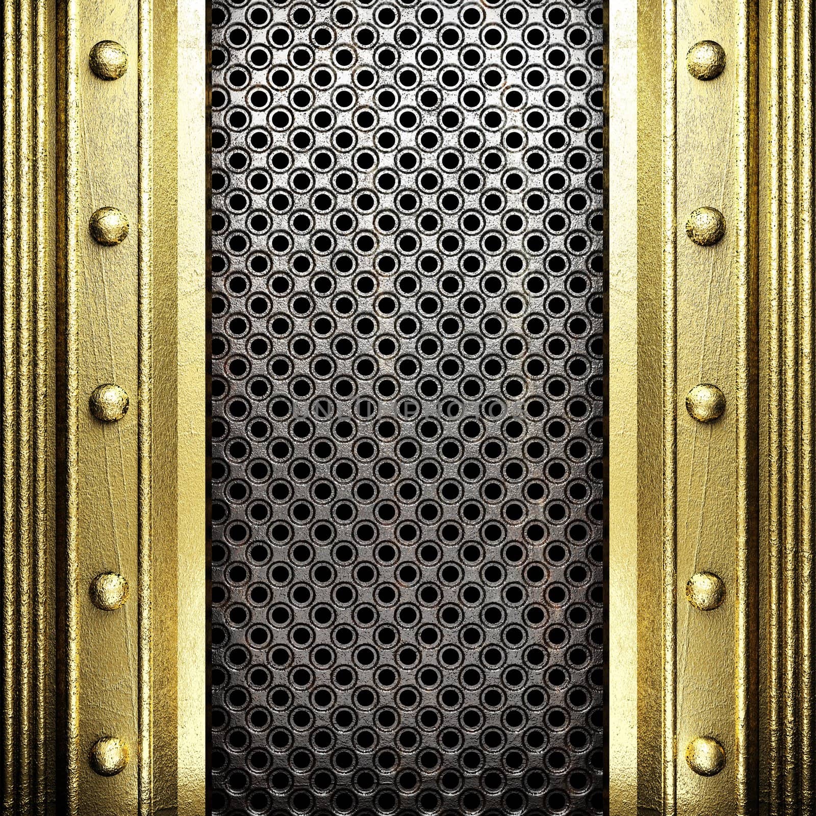 golden background made in 3D