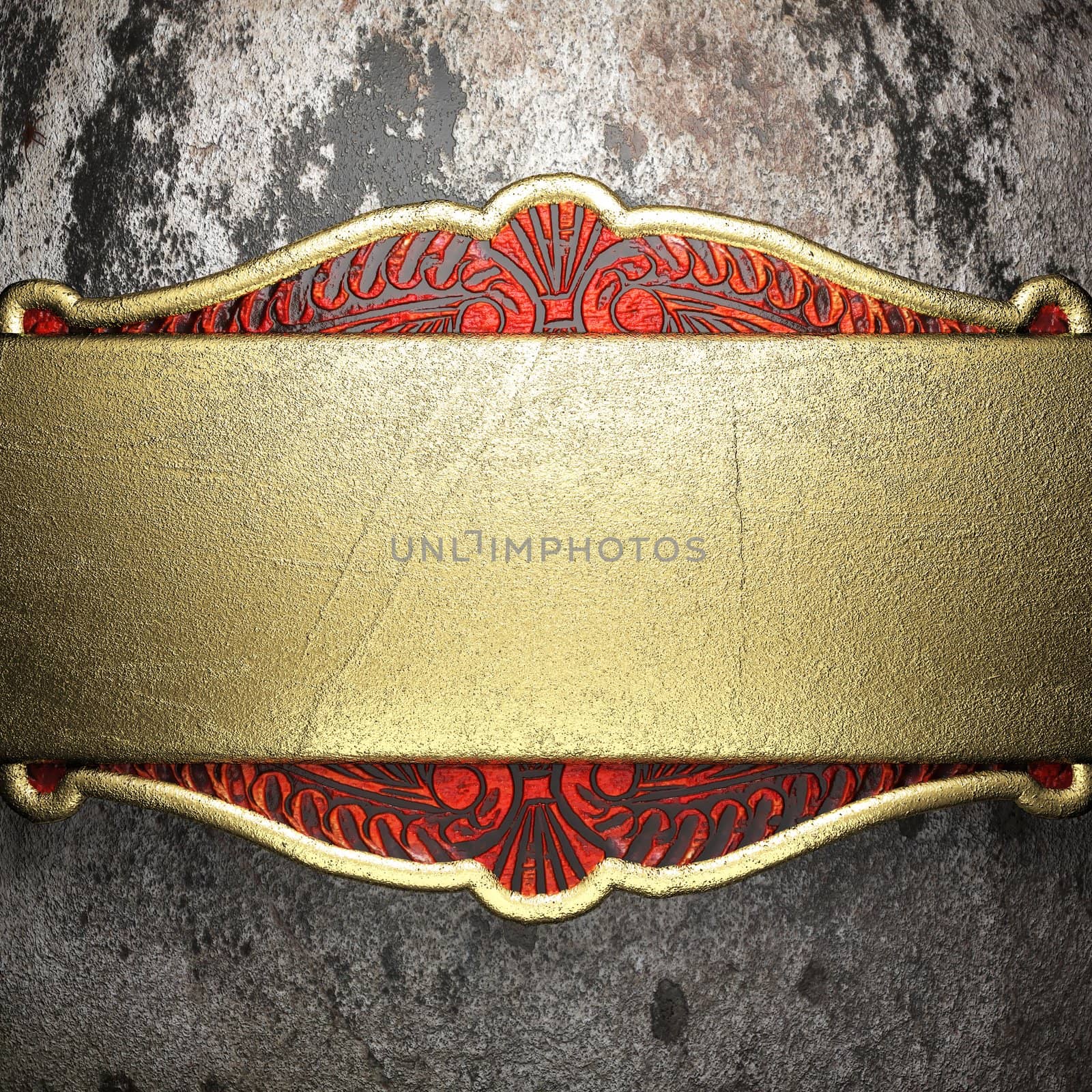 golden background made in 3D