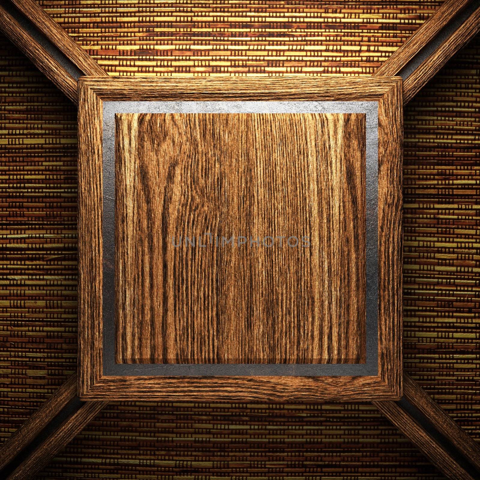 wooden plate on wall