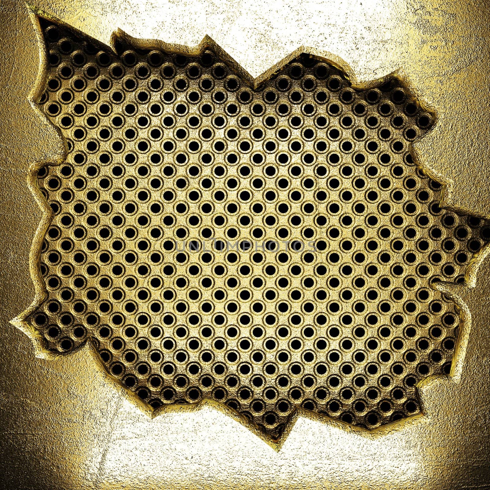golden background made in 3D