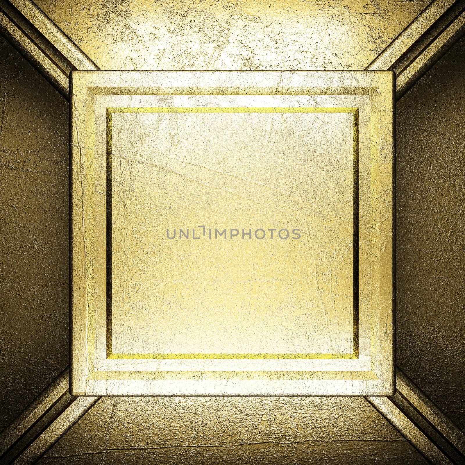 golden background made in 3D