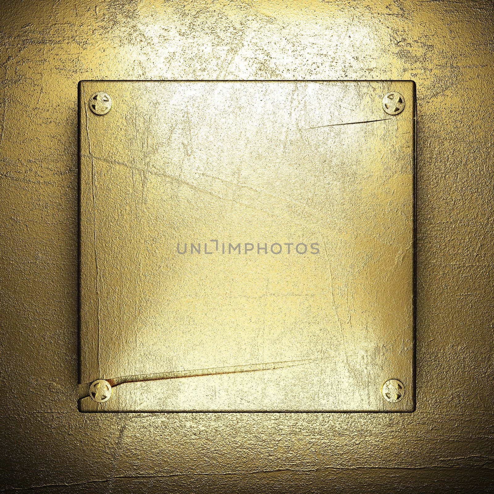 golden background made in 3D
