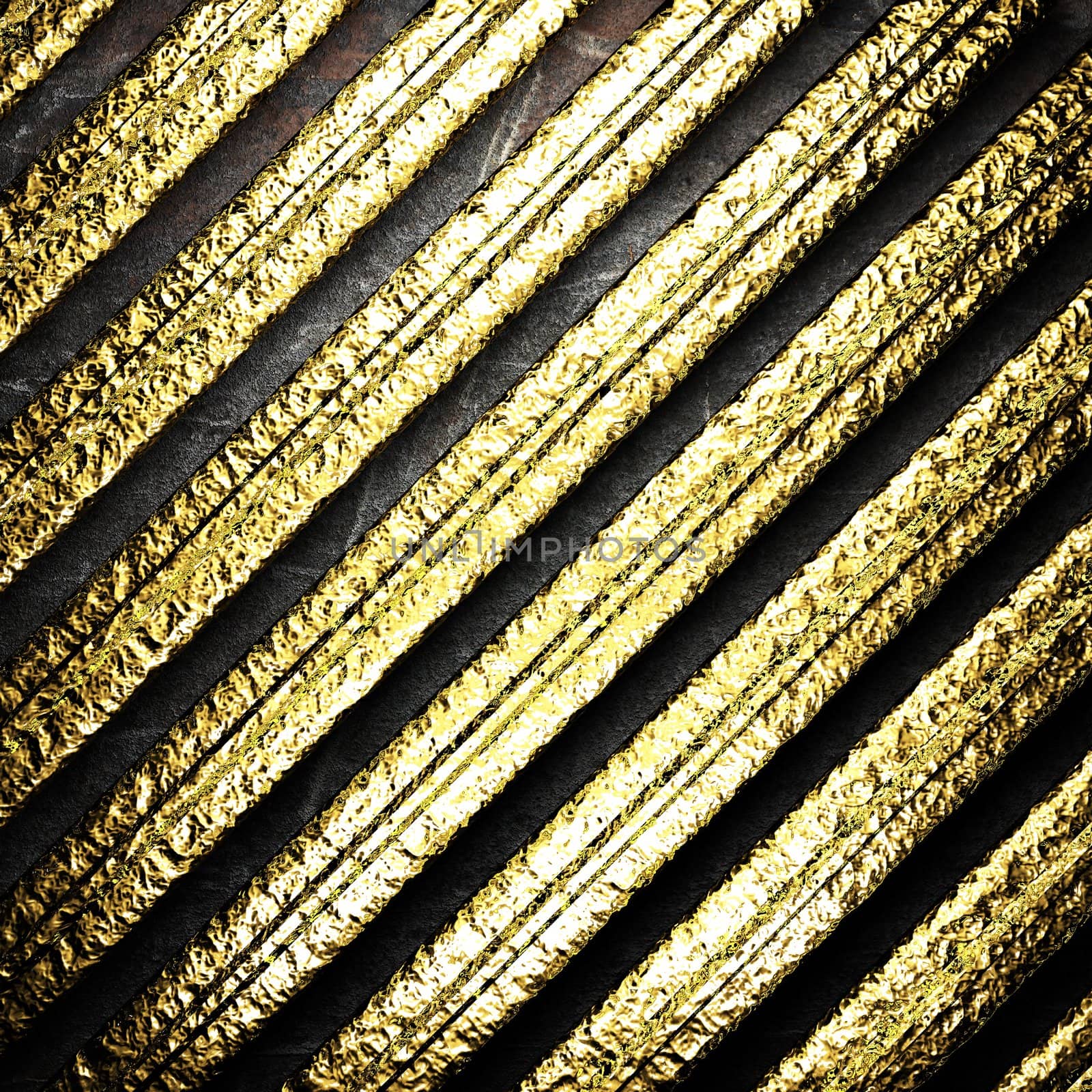 golden background made in 3D