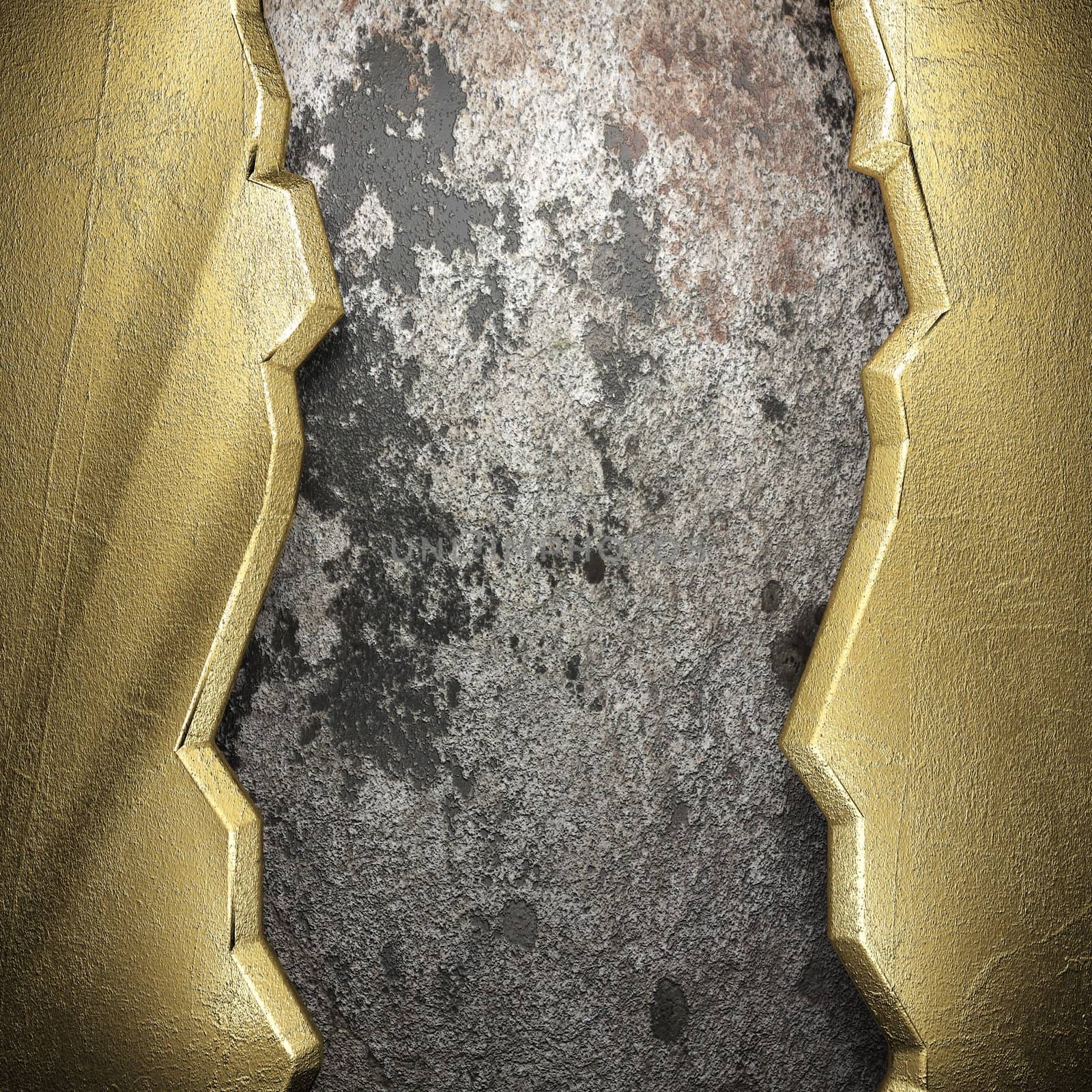 golden background made in 3D