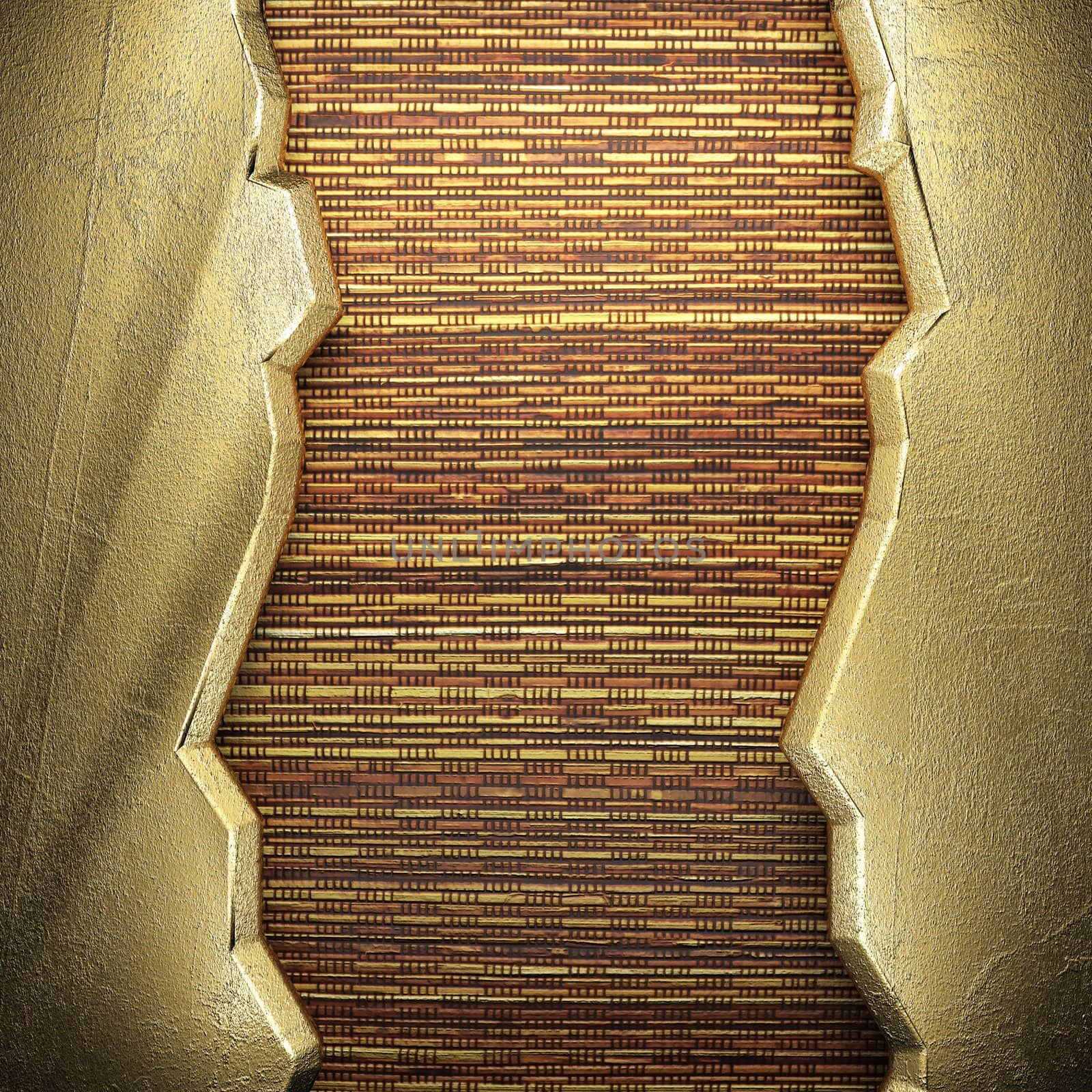 golden background made in 3D