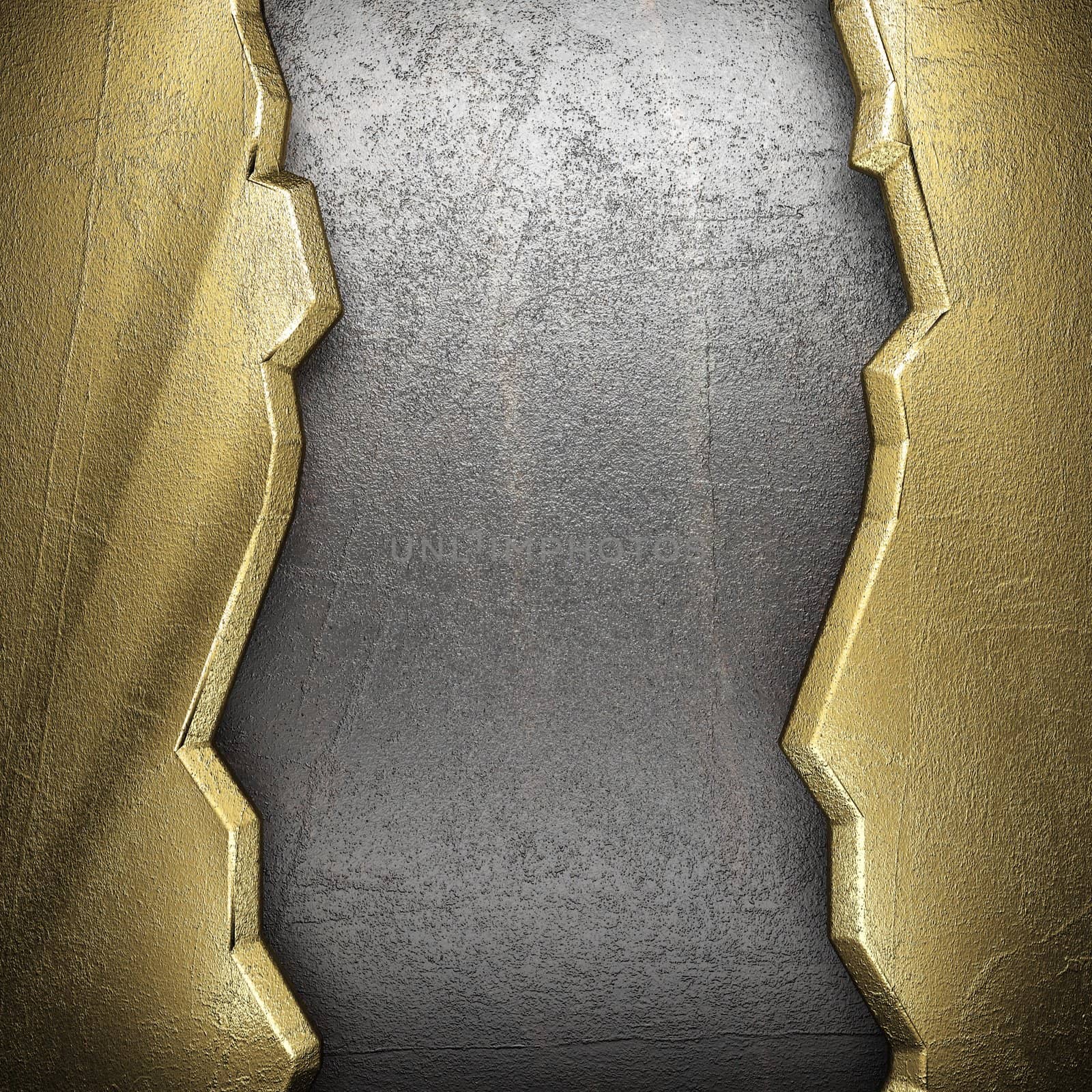golden background made in 3D