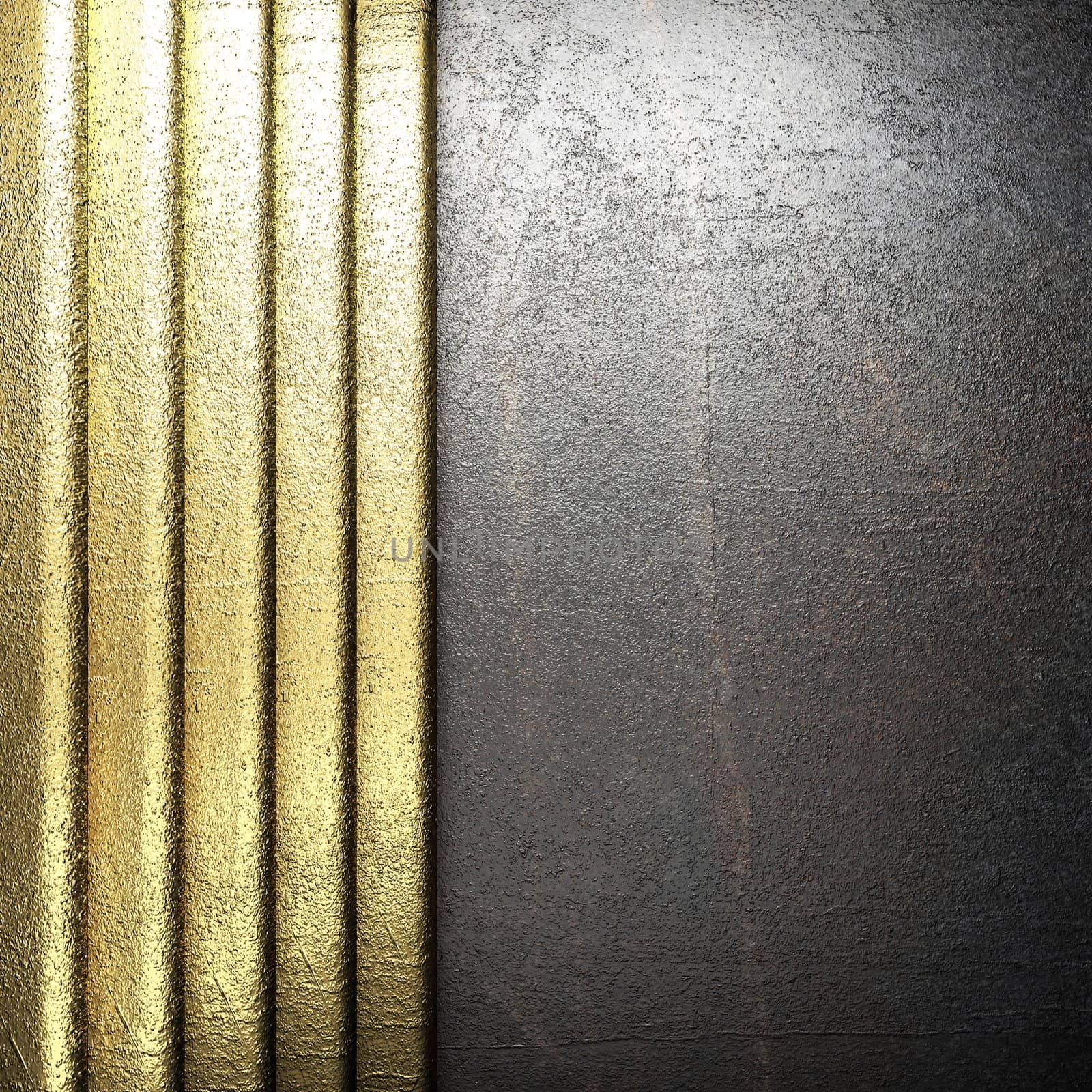 golden background made in 3D