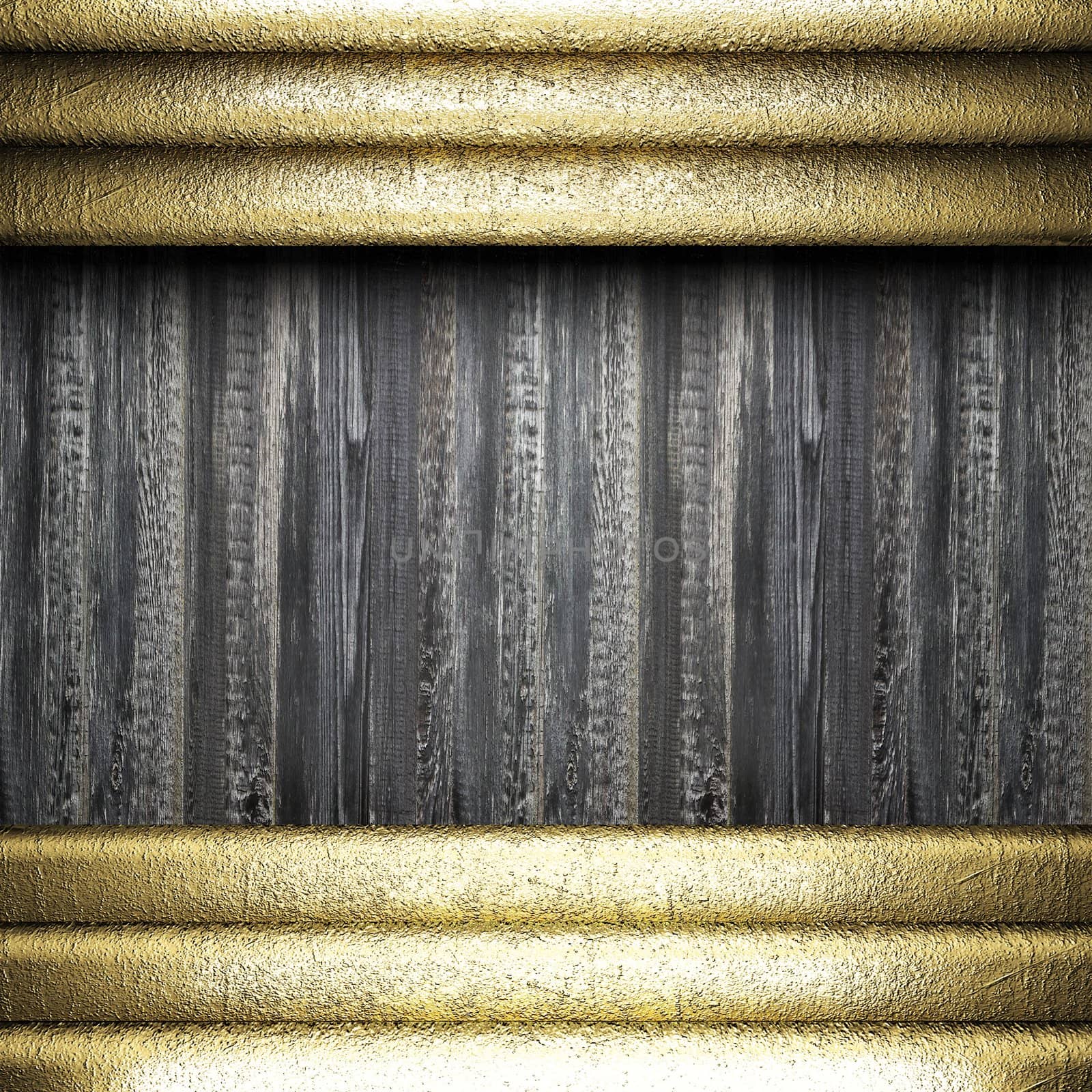 golden background made in 3D