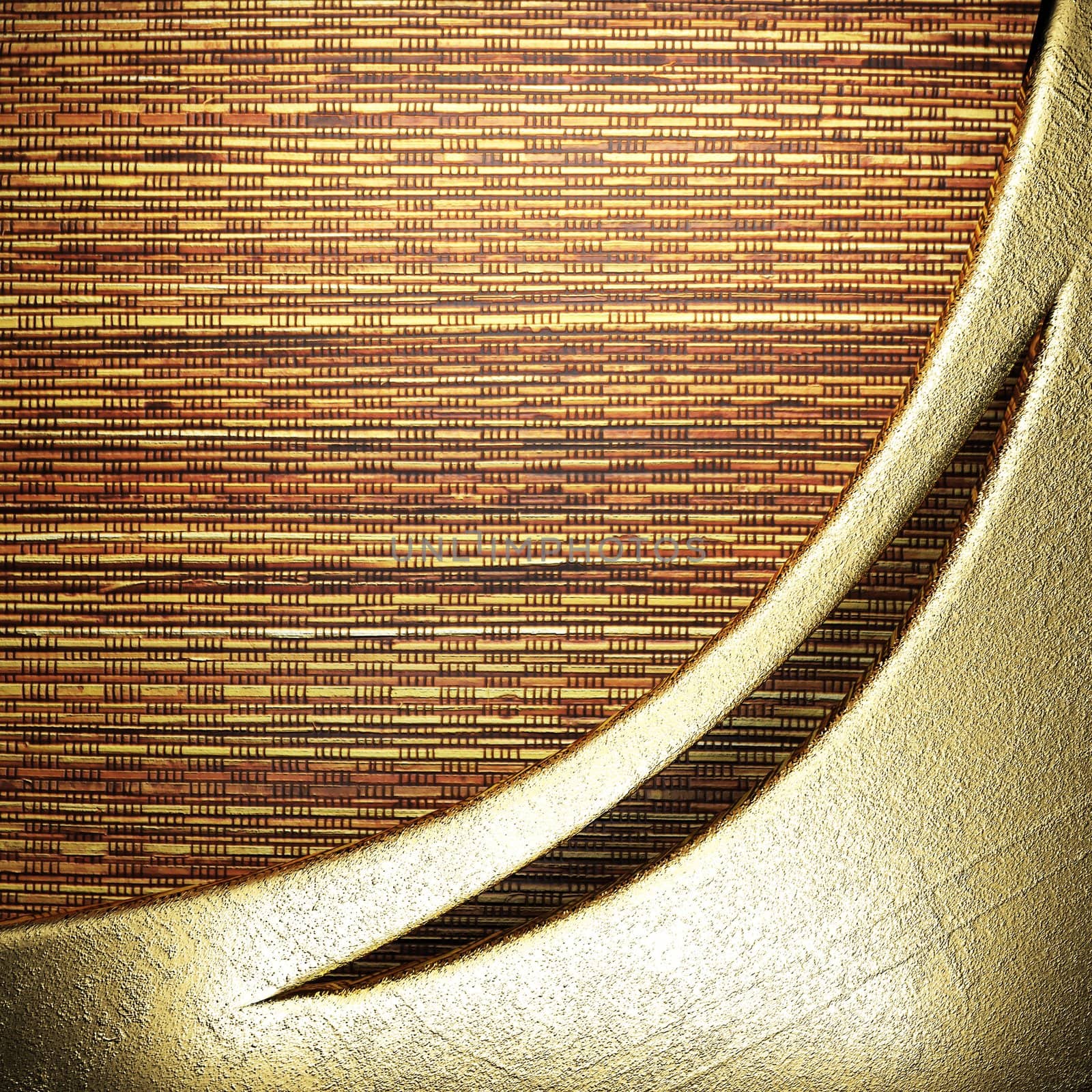 golden background made in 3D