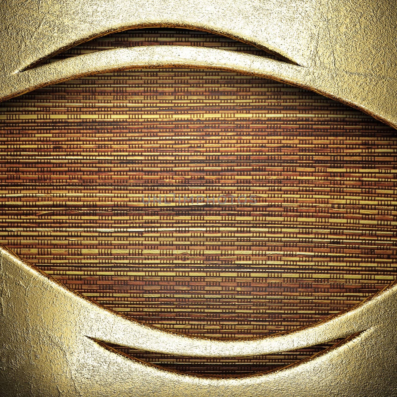 golden background made in 3D