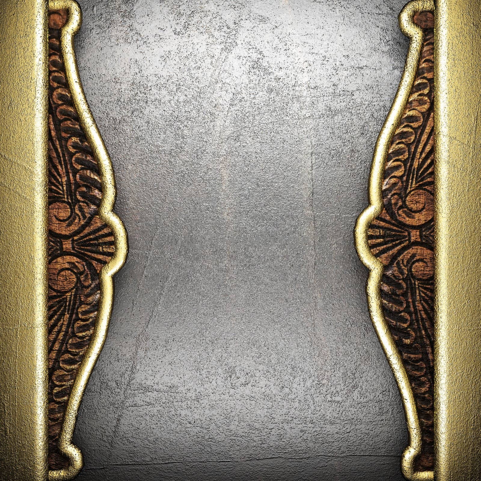 golden background made in 3D