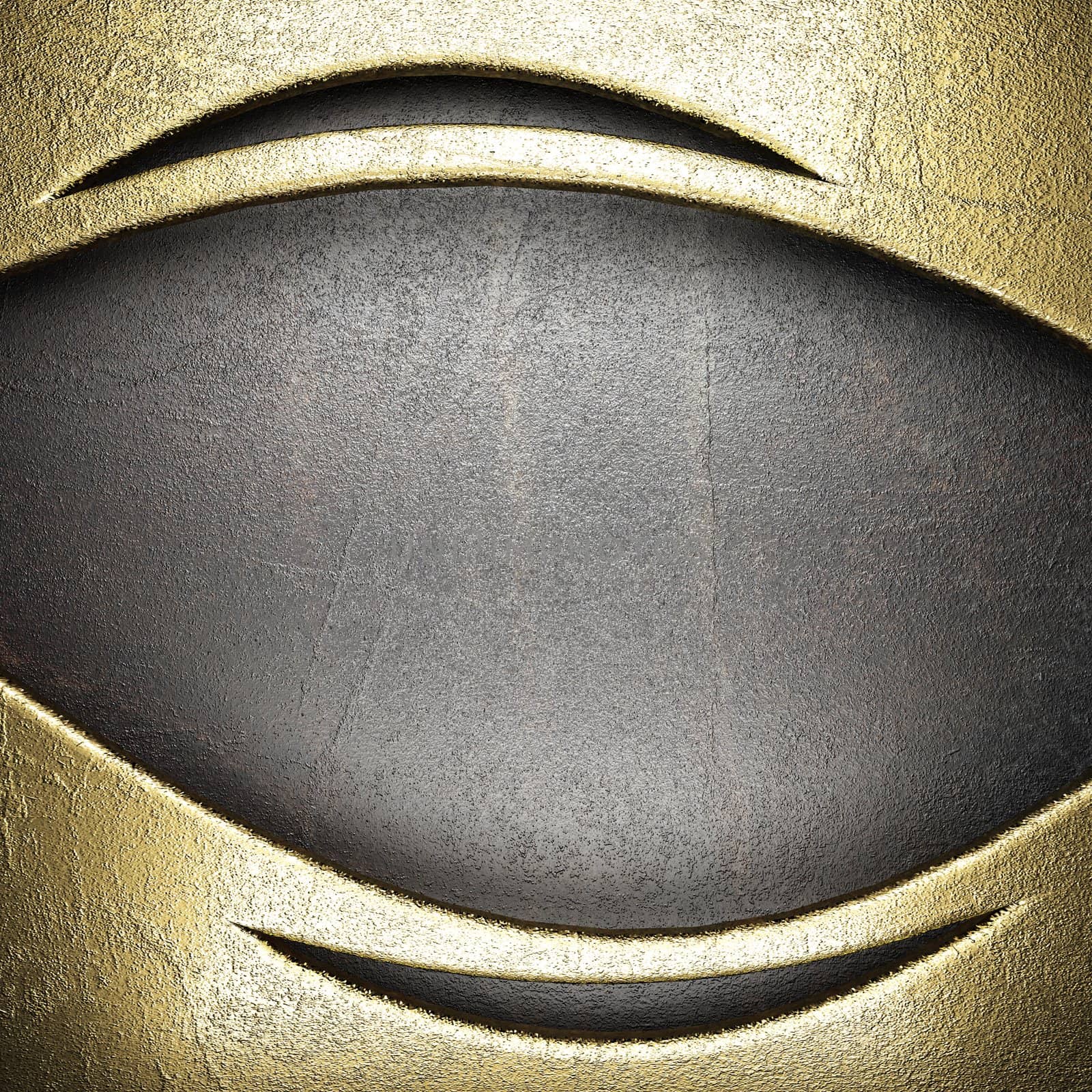 golden background made in 3D