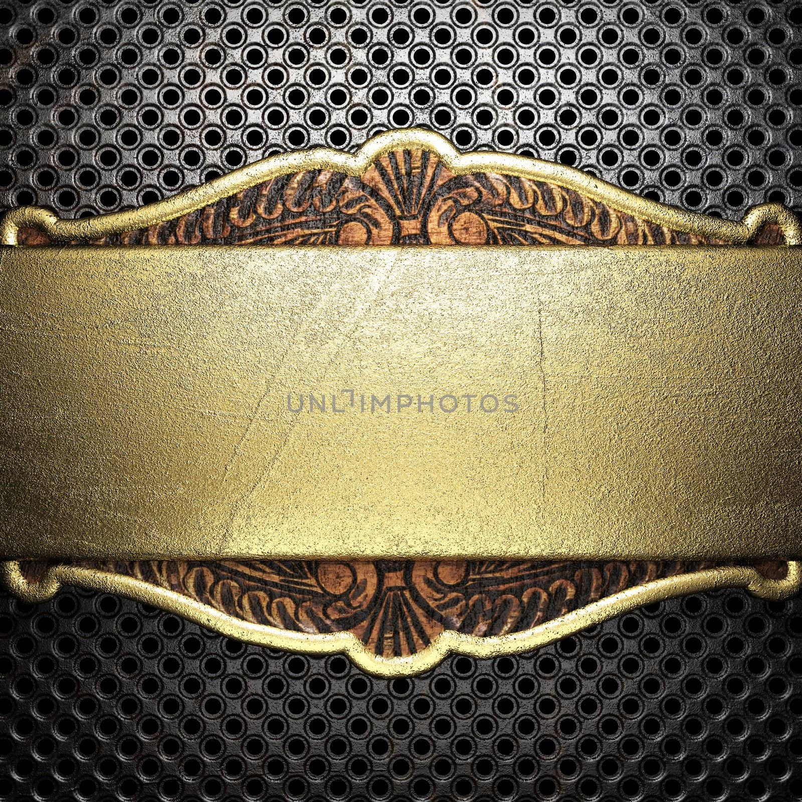 golden background made in 3D