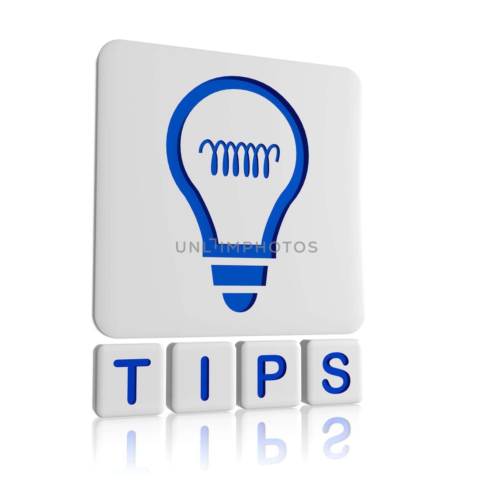 Tips - 3d icon by marinini