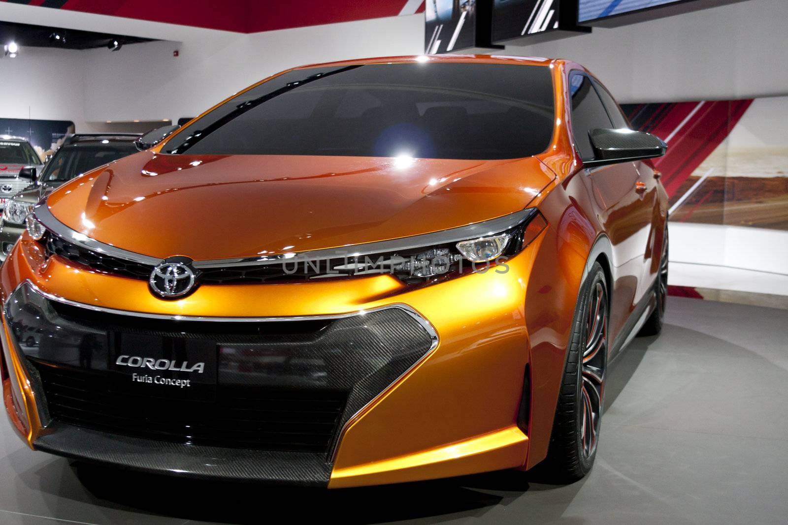 DETROIT - JANUARY 27 :The new Toyota Corolla Furia Concept at The North American International Auto Show January 27, 2013 in Detroit, Michigan. 