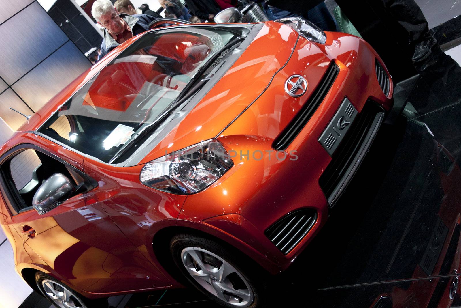 DETROIT - JANUARY 27 :The new 2013 Scion IQ at The North American International Auto Show January 27, 2013 in Detroit, Michigan. 