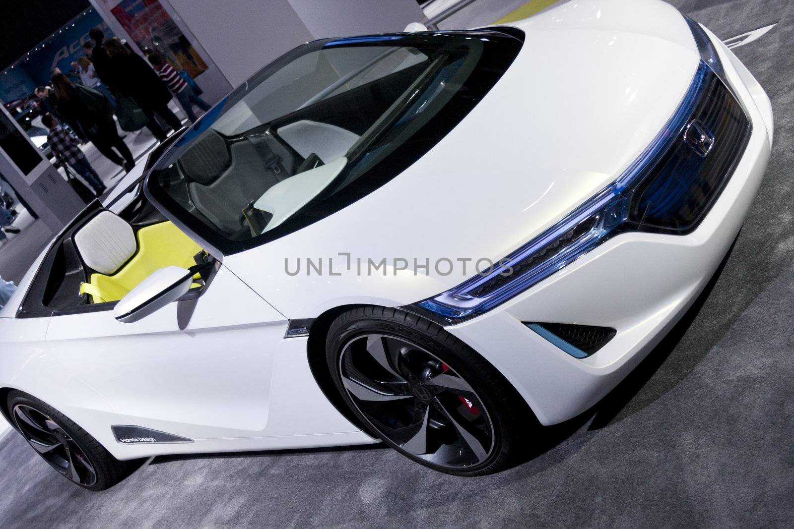 DETROIT - JANUARY 27 :The Honda EV-STER concept at The North American International Auto Show January 27, 2013 in Detroit, Michigan. 