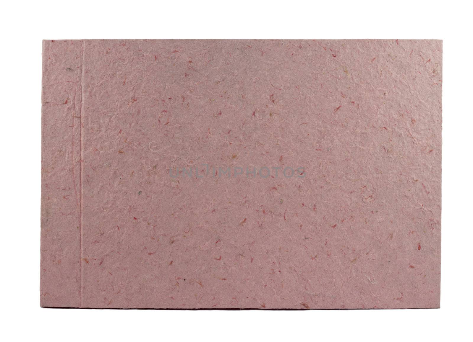 Pink Mulberry Paper Note Book handmade.