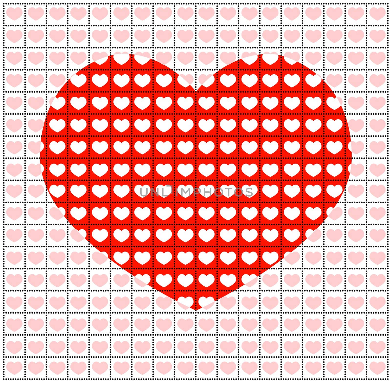 Red love heart. by teerawat_camt
