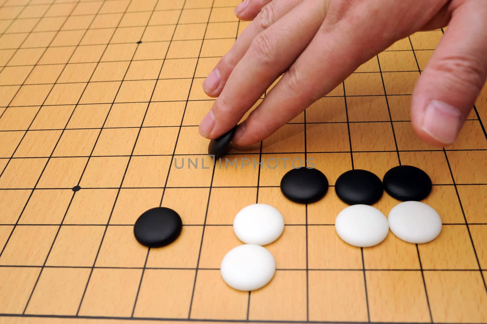 Playing go game by raywoo