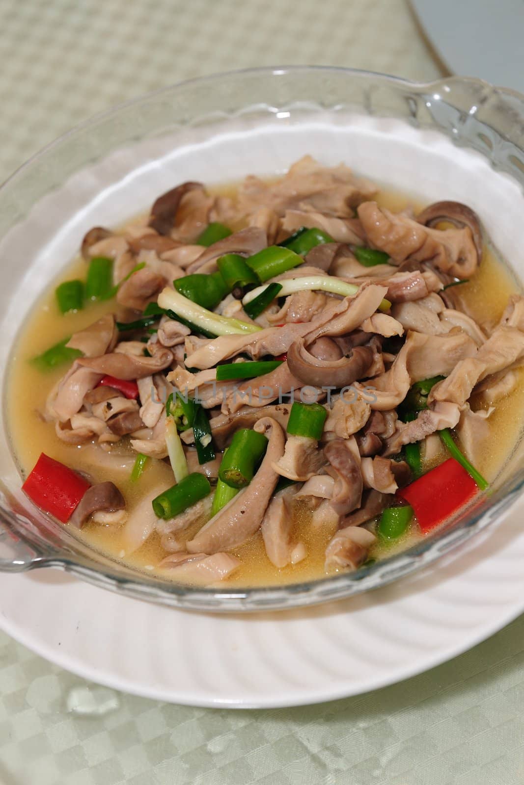 Chinese Hunan cuisine - pig's intestines