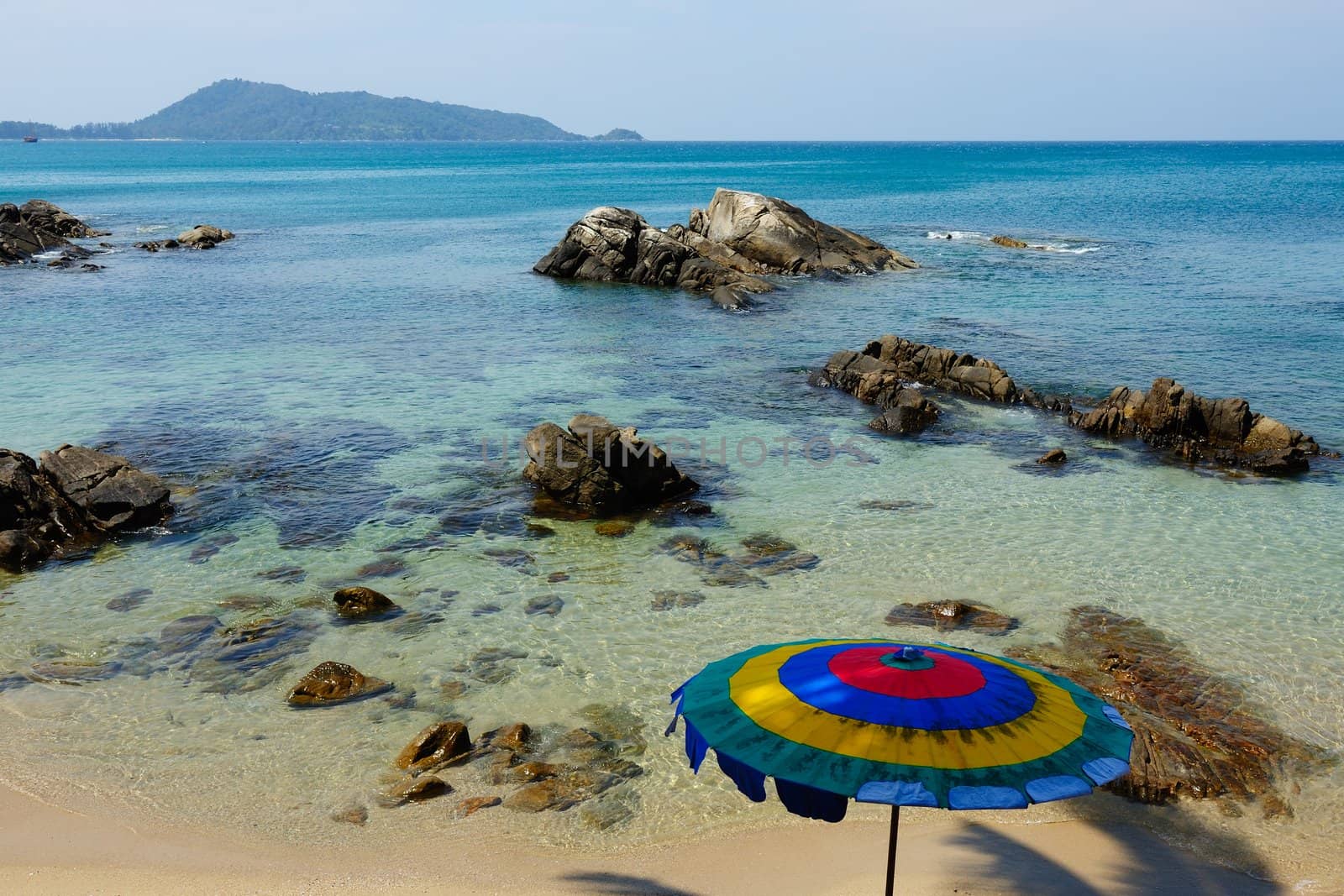 Beach landscape in Phuket Island, Thailand