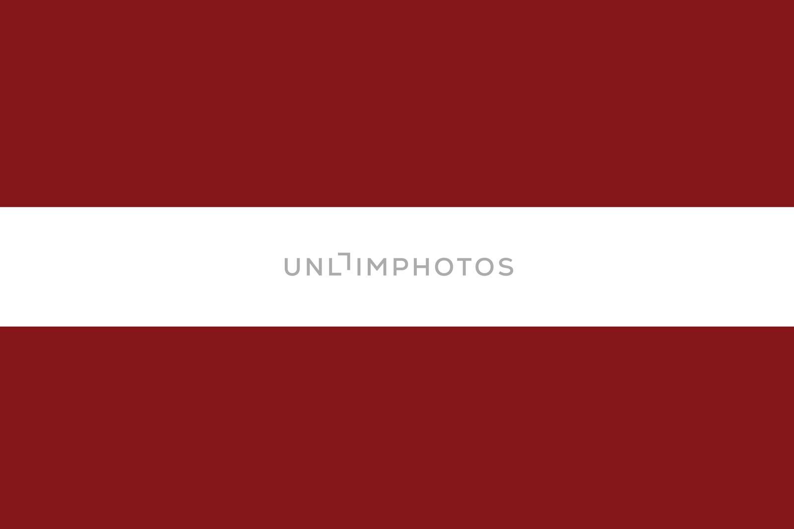 An Illustrated Drawing of the flag of Latvia