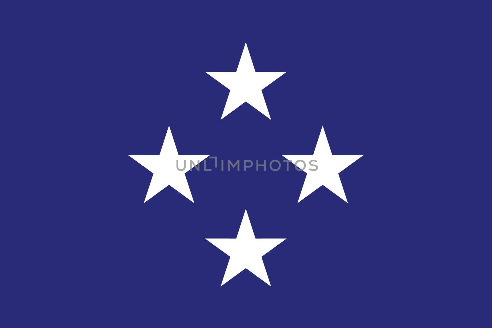The flag of the Federal states of Micronesia by DragonEyeMedia