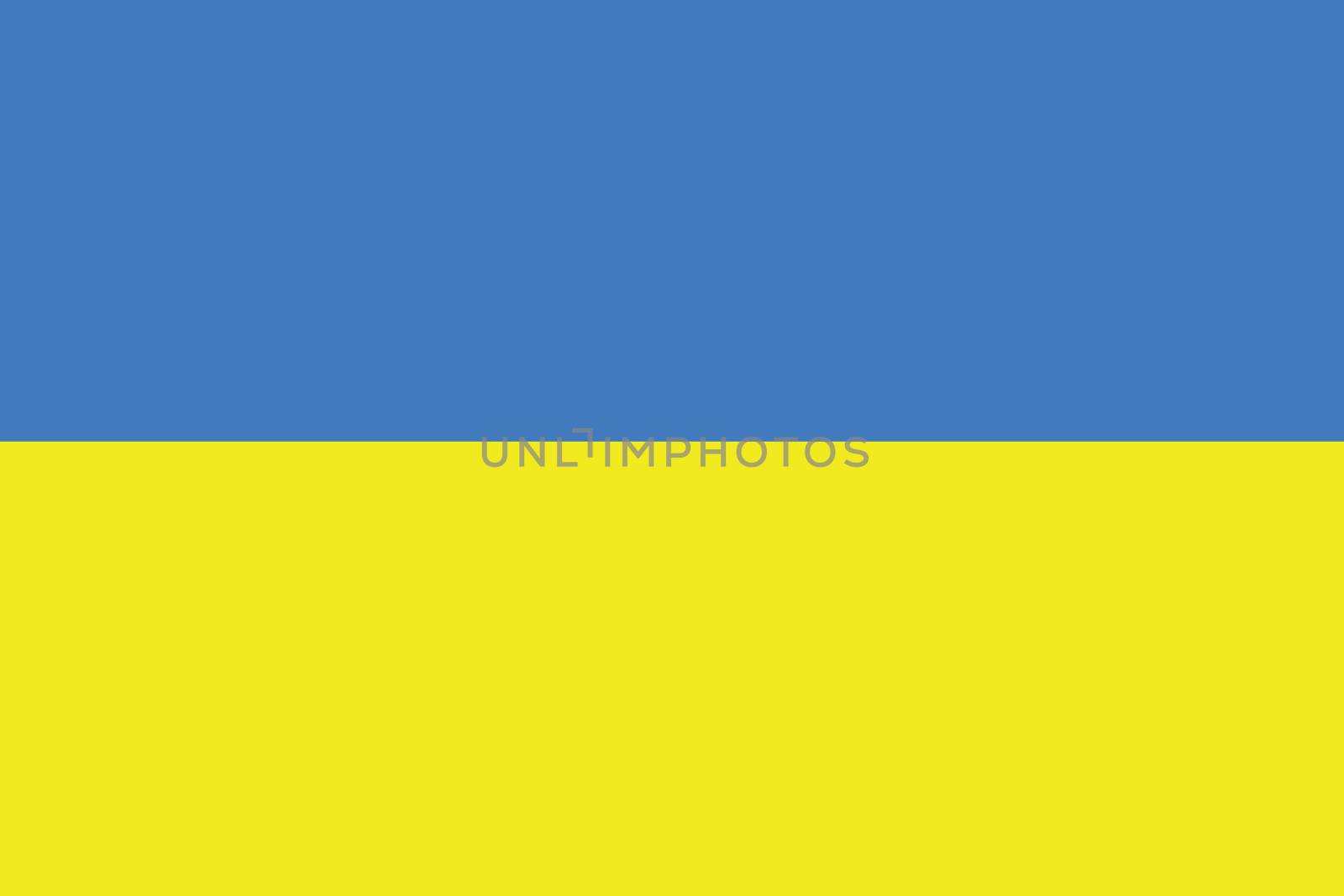 An Illustrated Drawing of the flag of Ukraine