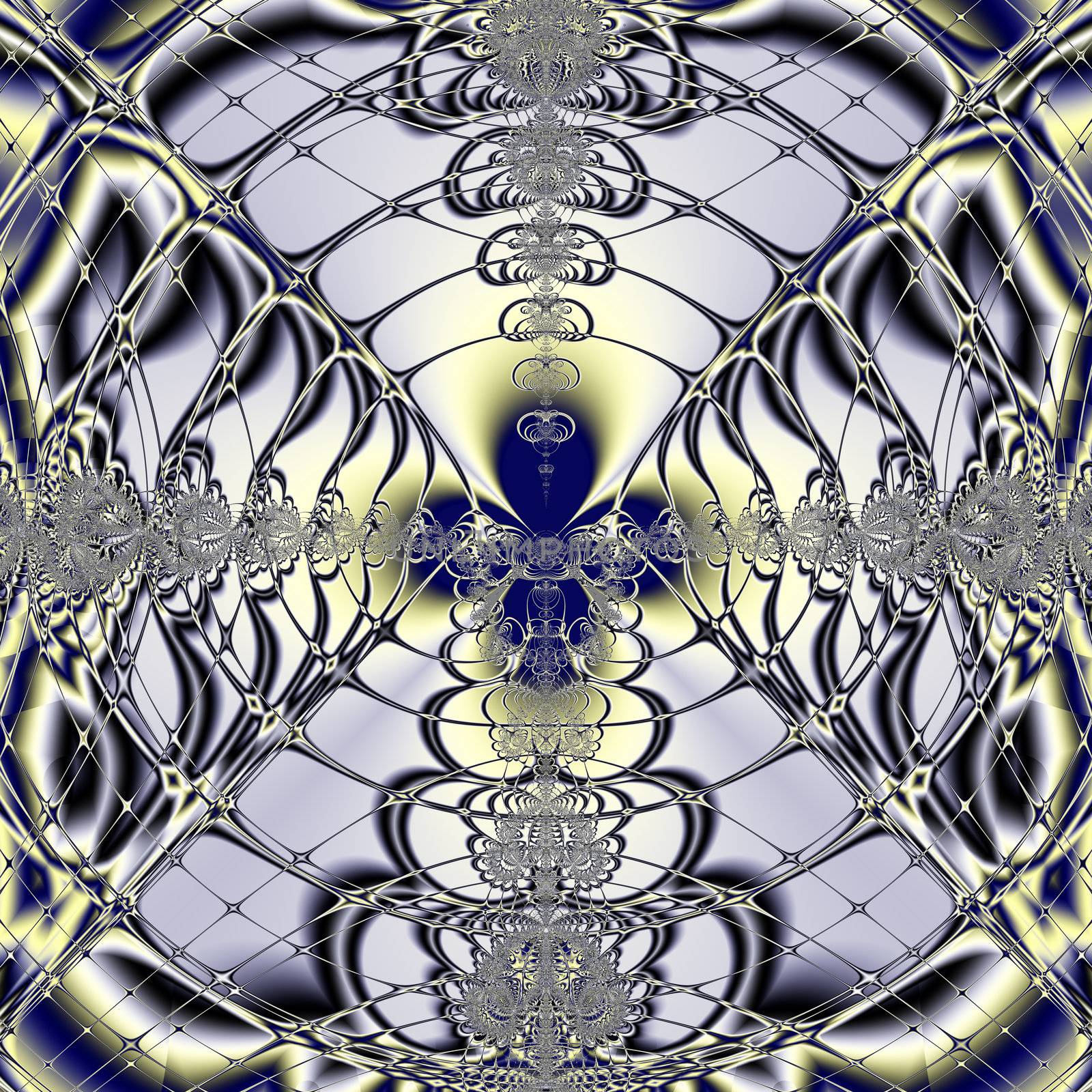 Elegant fractal design, abstract psychedelic art, purple window