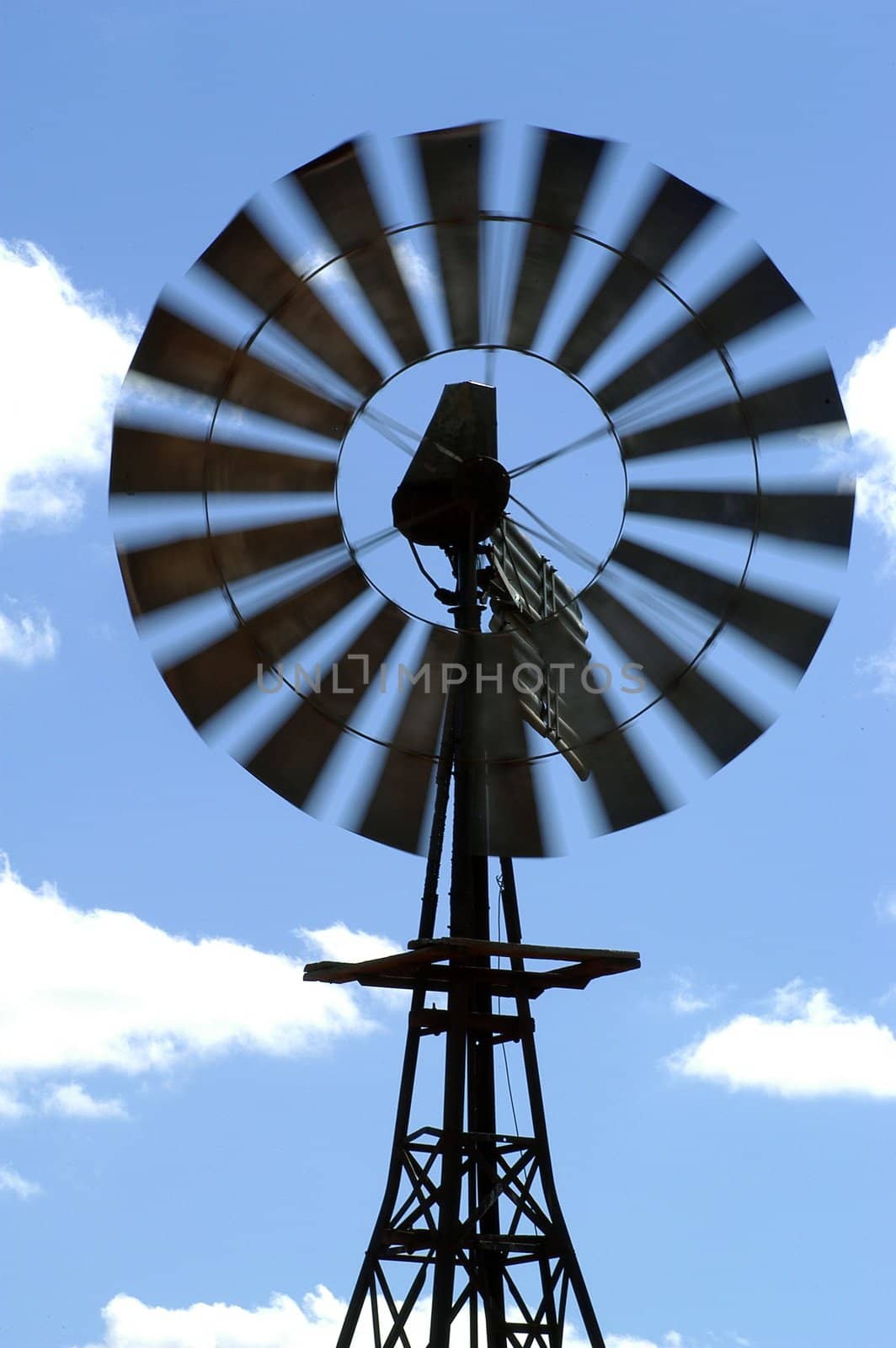 Wind mill in the Australian bush