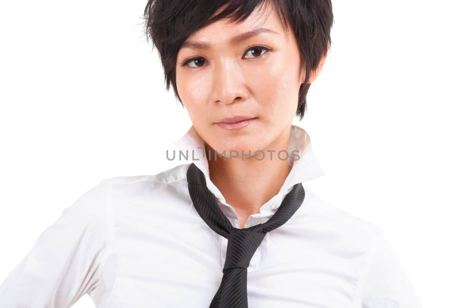 Close up Asian Japanese Rock Girl Portrait