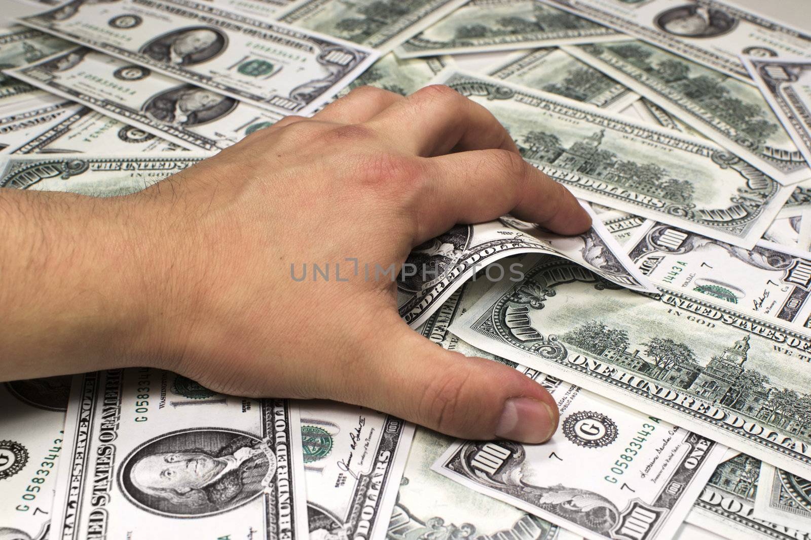 Hand and Federal Reserve Notes