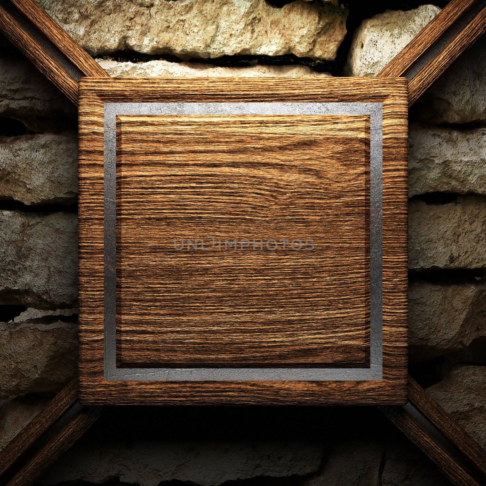 wooden plate on wall